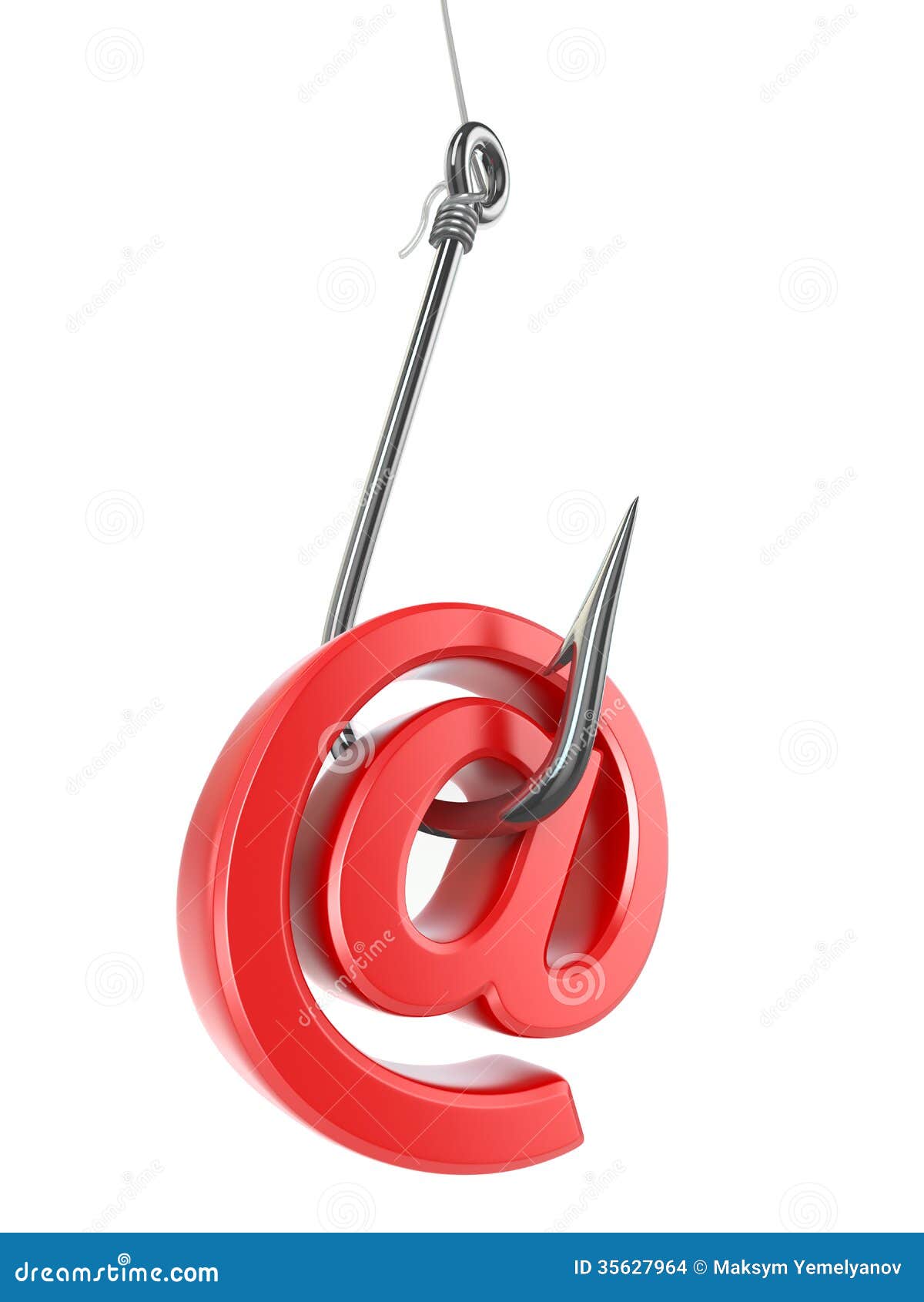 phishing e-mail. 3d