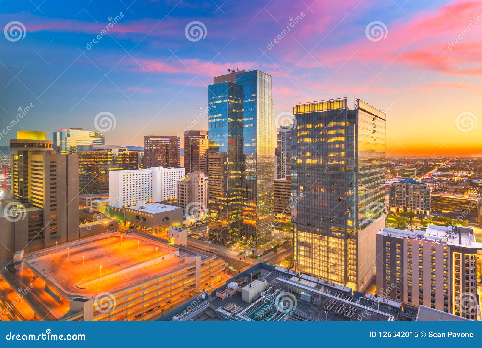 phoenix, arizona, usa cityscape