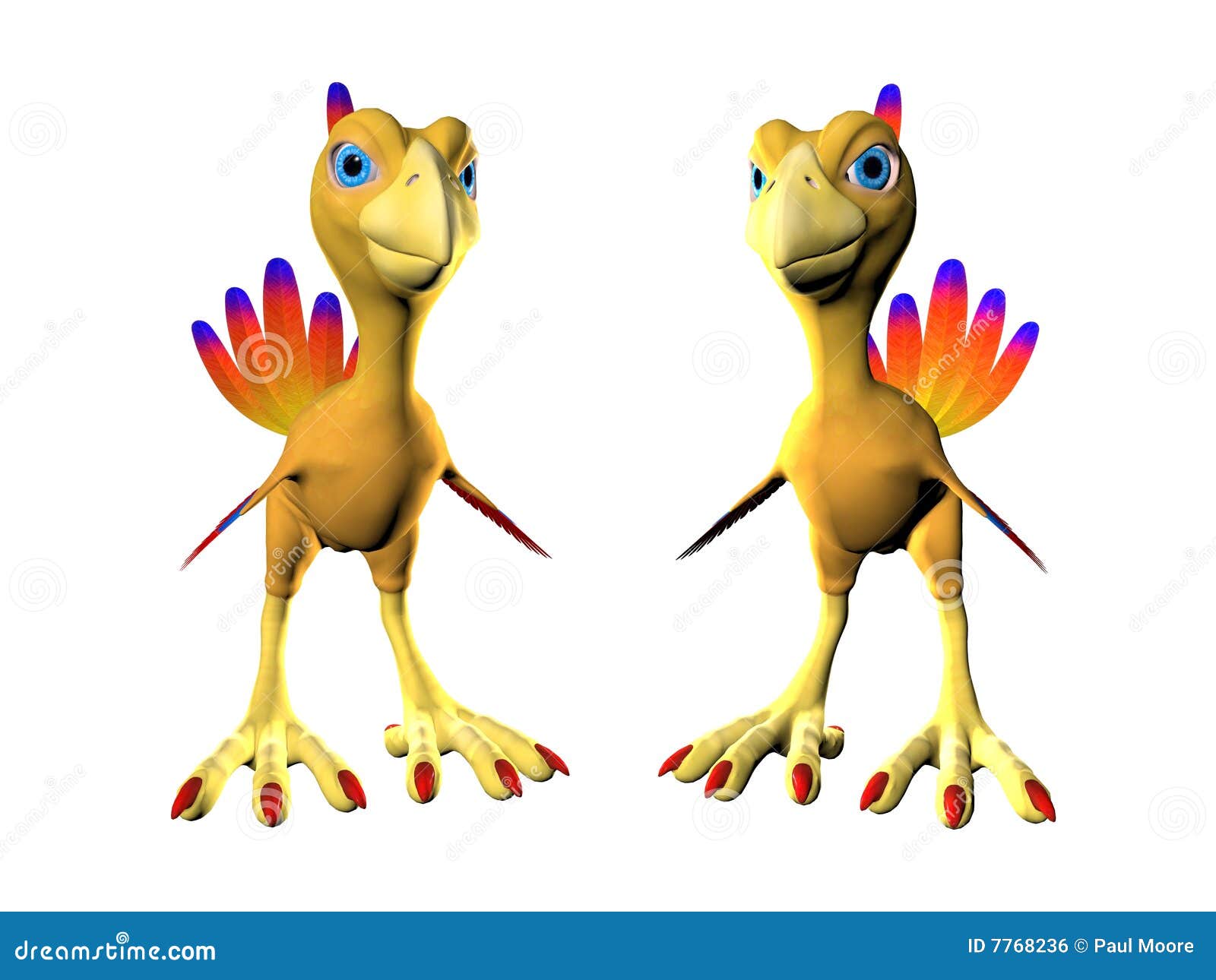 Phoenix Cartoon stock illustration. Illustration of render - 7768236