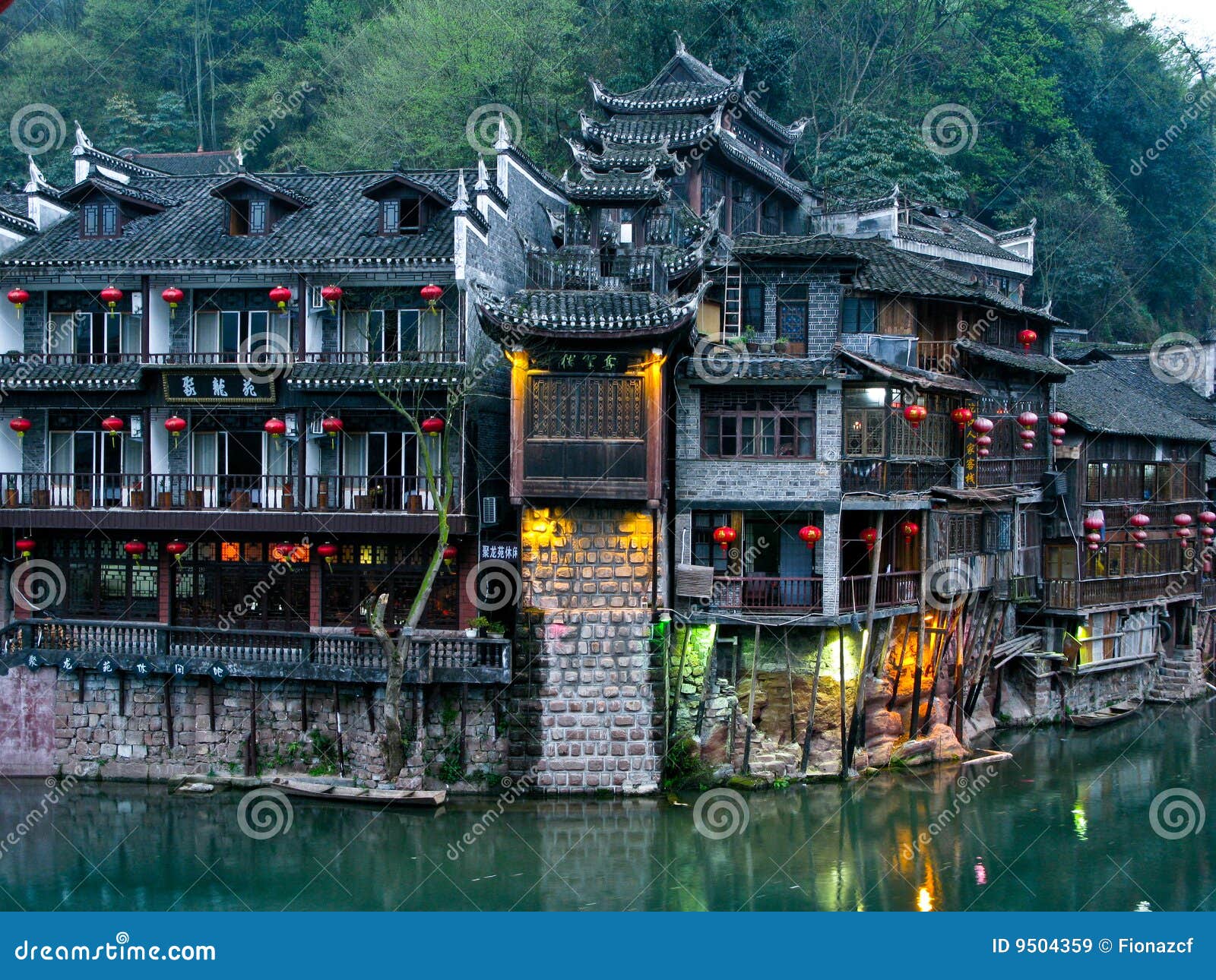 Phoenix town stock image. Image of phoenix, china, asia 9504359