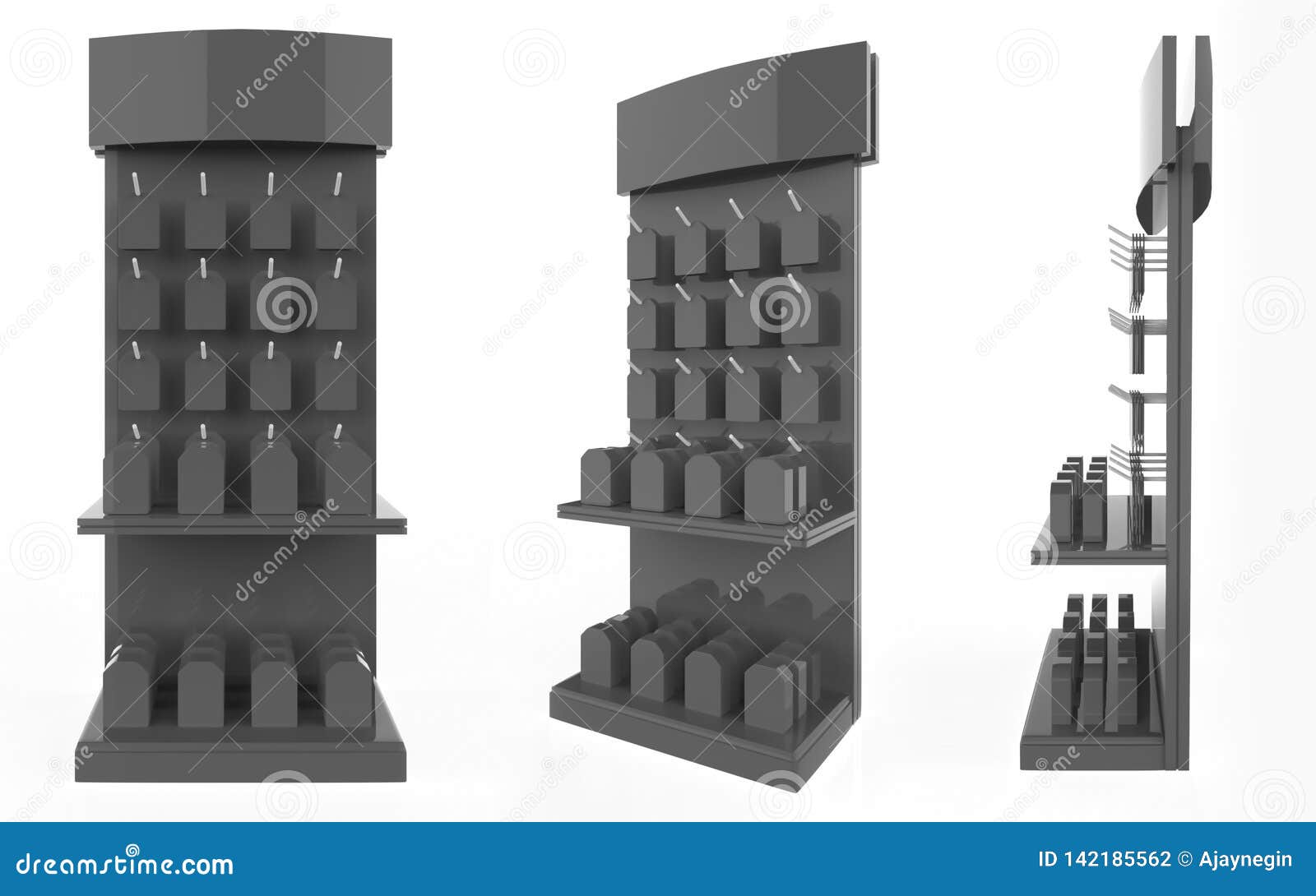 Download Display Stand Stock Illustration Illustration Of Product 142185562
