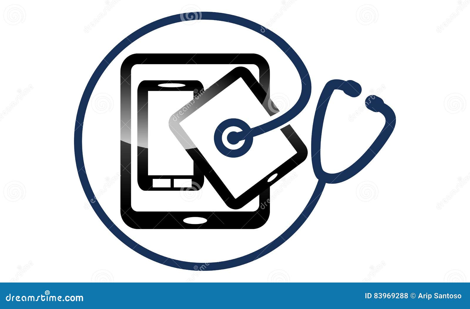 Phone Health Fix and Repair Stock Vector Illustration of concept