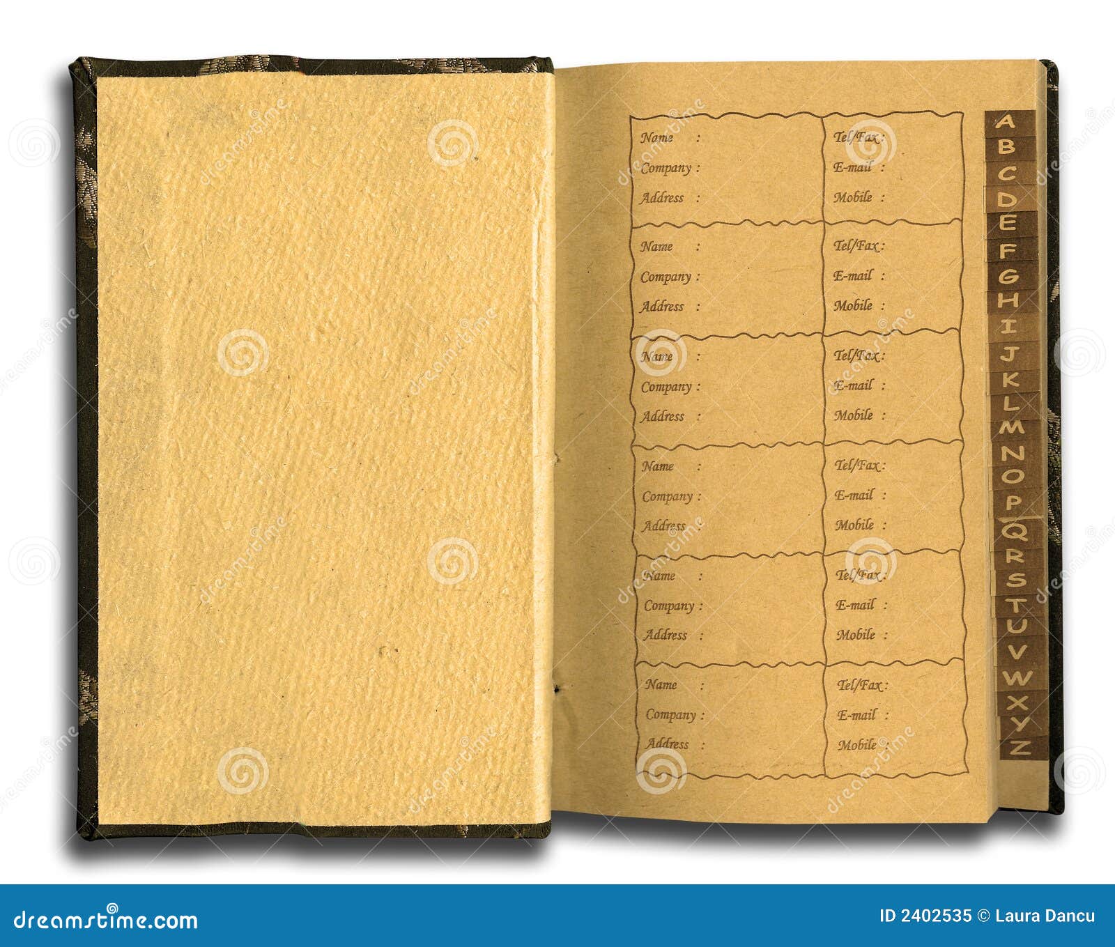 Phone notebook stock image. Image of paper, vintage, notebook 2402535