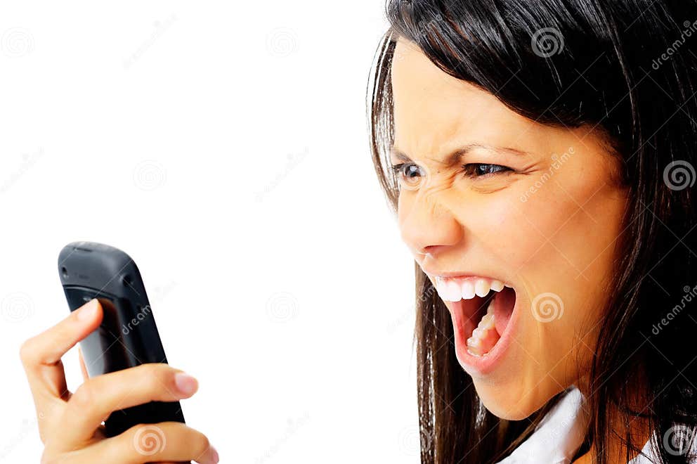 Phone rage stock photo. Image of american, background 23429778