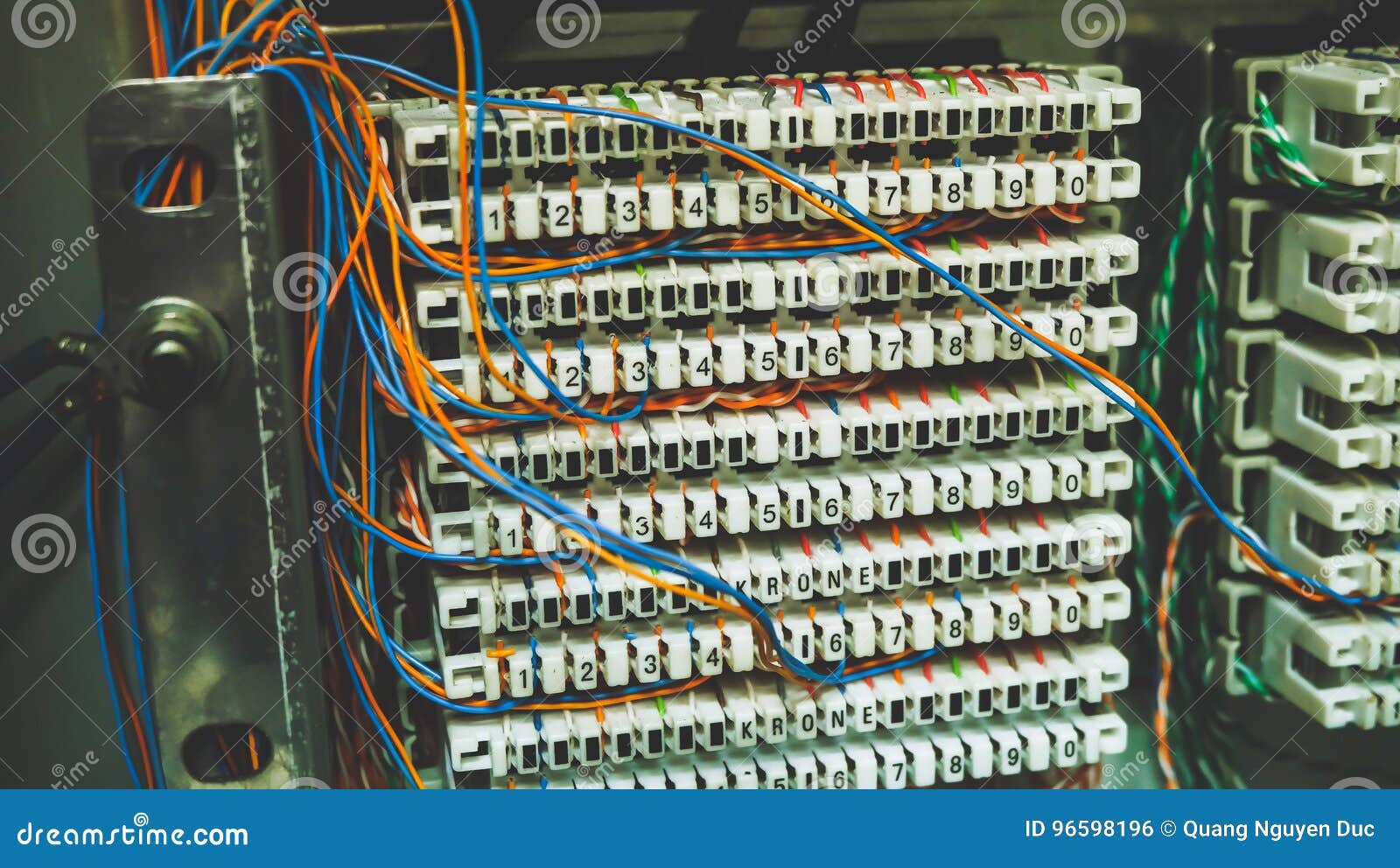 Phone System Connectors stock photo. Image of cabling 96598196