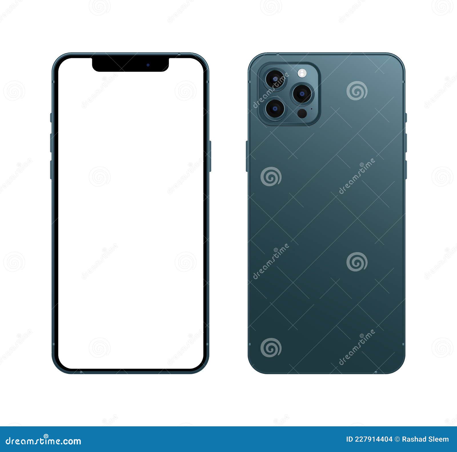 Phone Vector, Iphone 12 Pro Mockup, Smartphone Mockup with White Screen