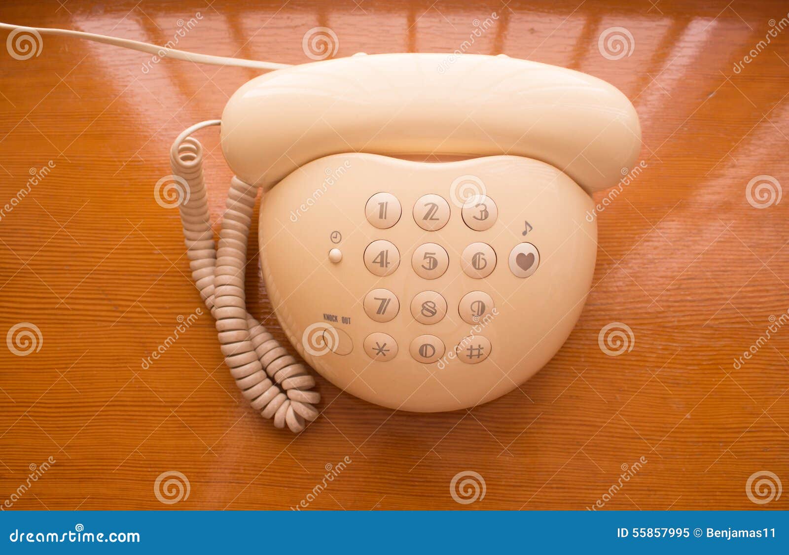 Phone on a wooden table stock image. Image of dial, conversation 55857995