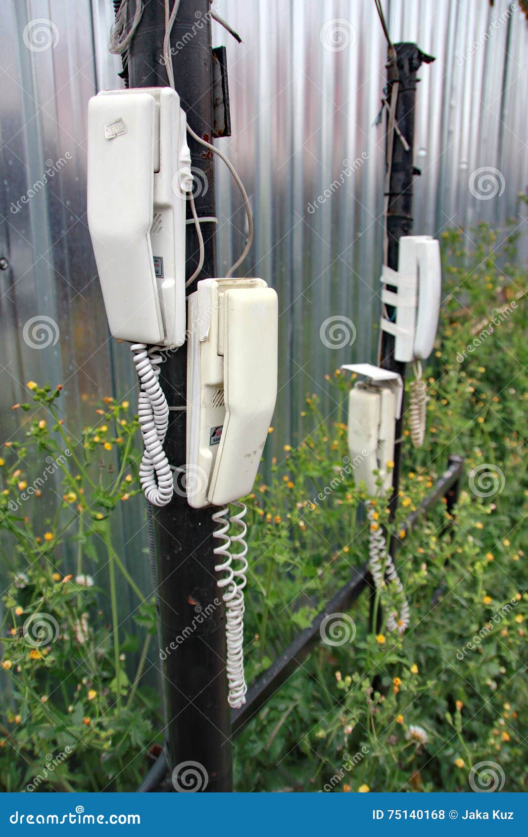 Phones on Street in Istanbul Stock Photo Image of retro