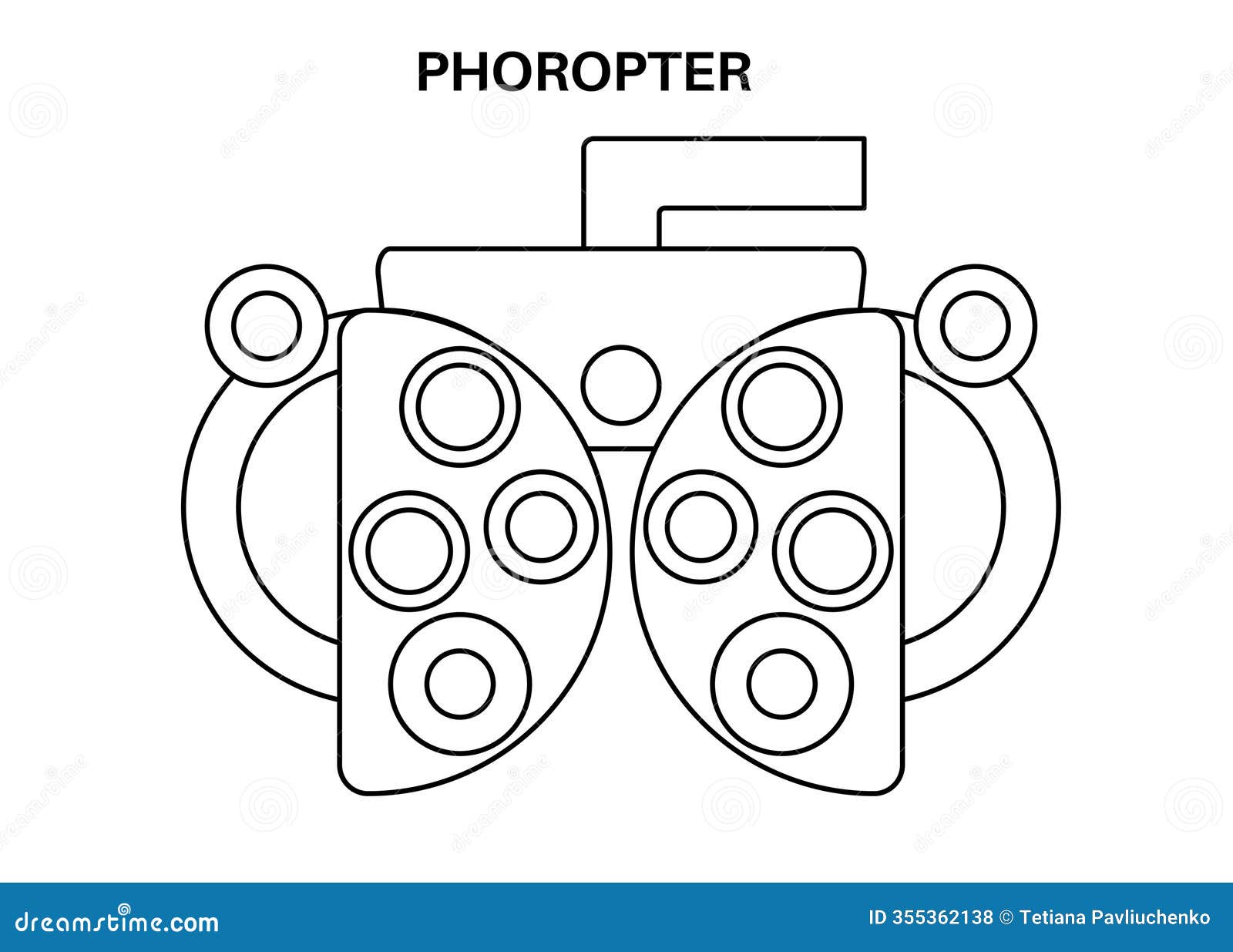 phoropter ophthalmic testing device