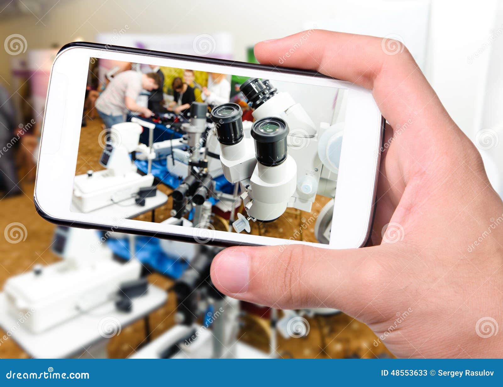 Phoropter Optical Device for Measuring the Vision of Human Eye Stock