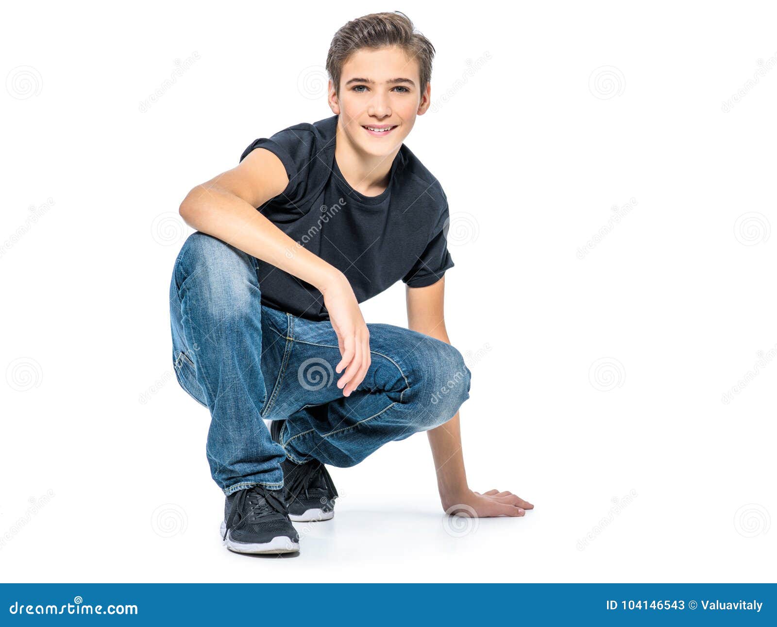 Photo of Adorable Teenage Young Happy Boy Stock Image - Image of ...