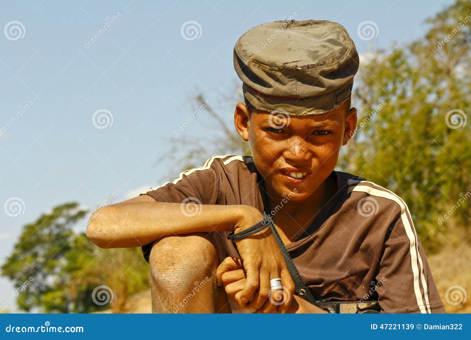 Photo of Adorable Young Happy Boy - African Poor Child Stock Image ...