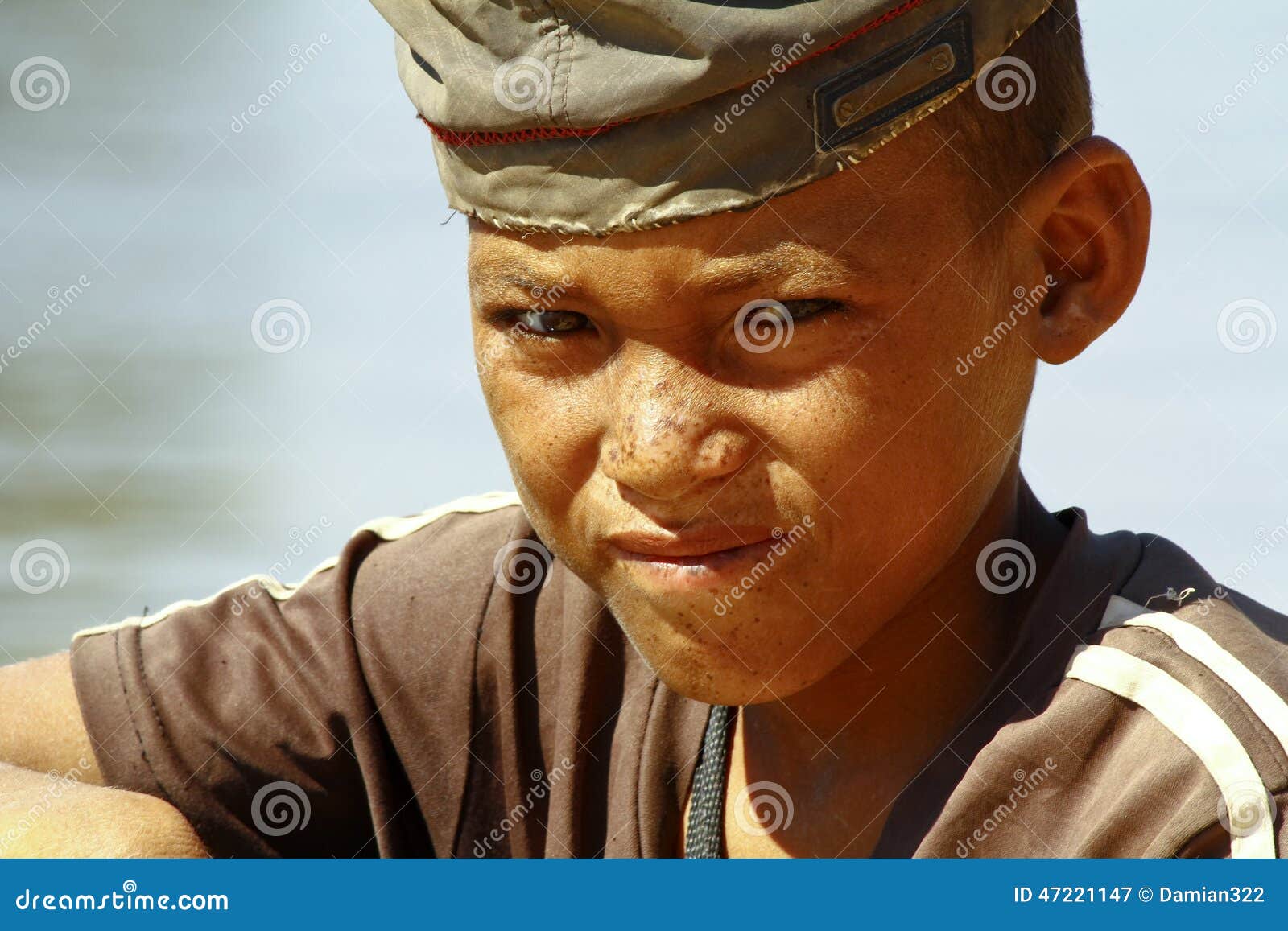 Photo of Adorable Young Happy Boy - African Poor Child on the Ri Stock ...