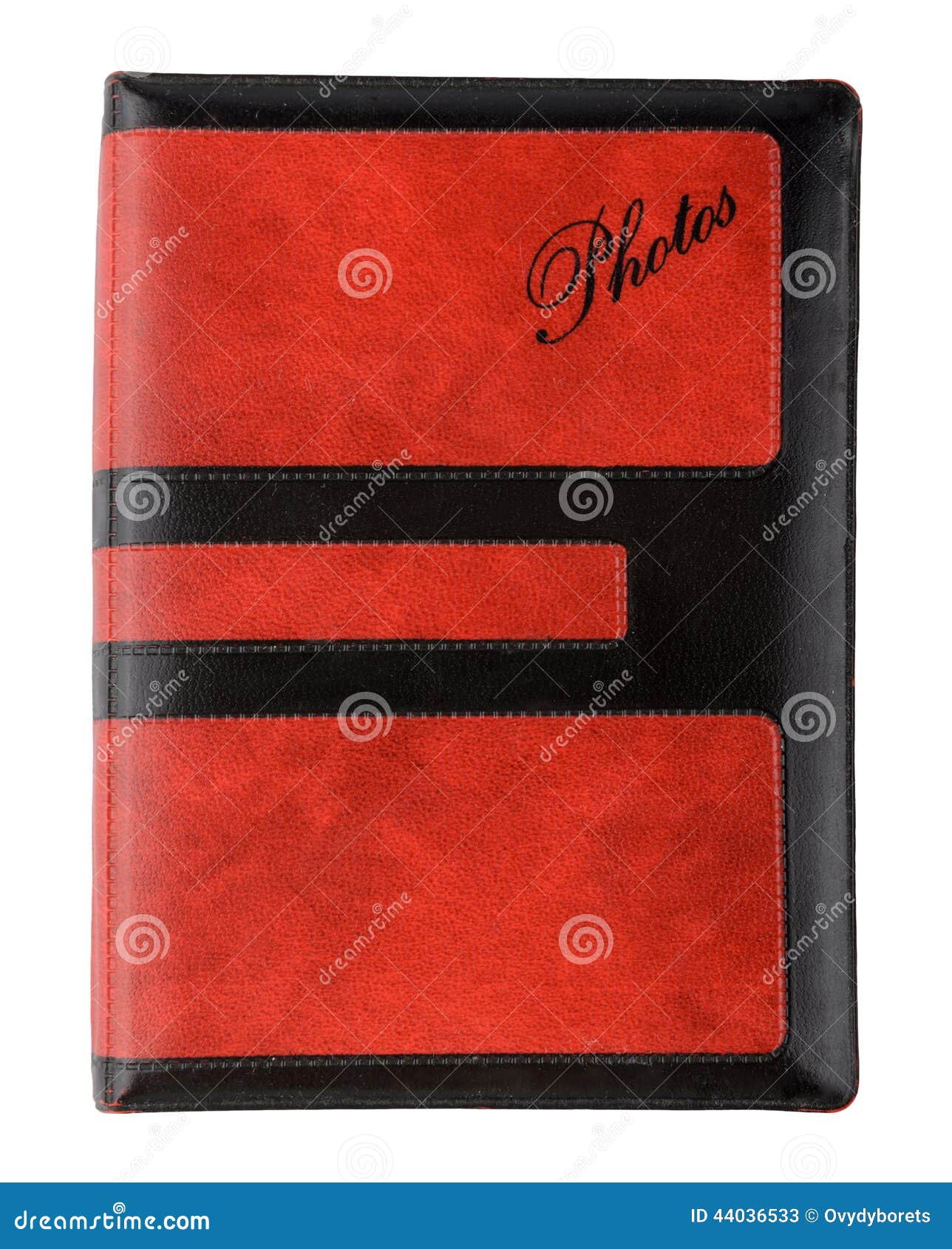 Photo Album Isolated on White Background Stock Image Image of ancient