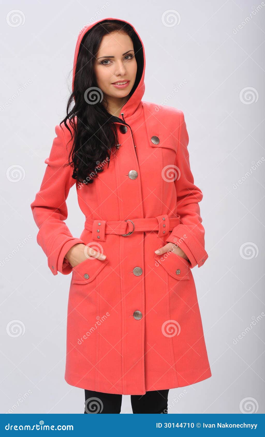Girl in overcoat stock photo. Image of body, health, clothing - 30144710