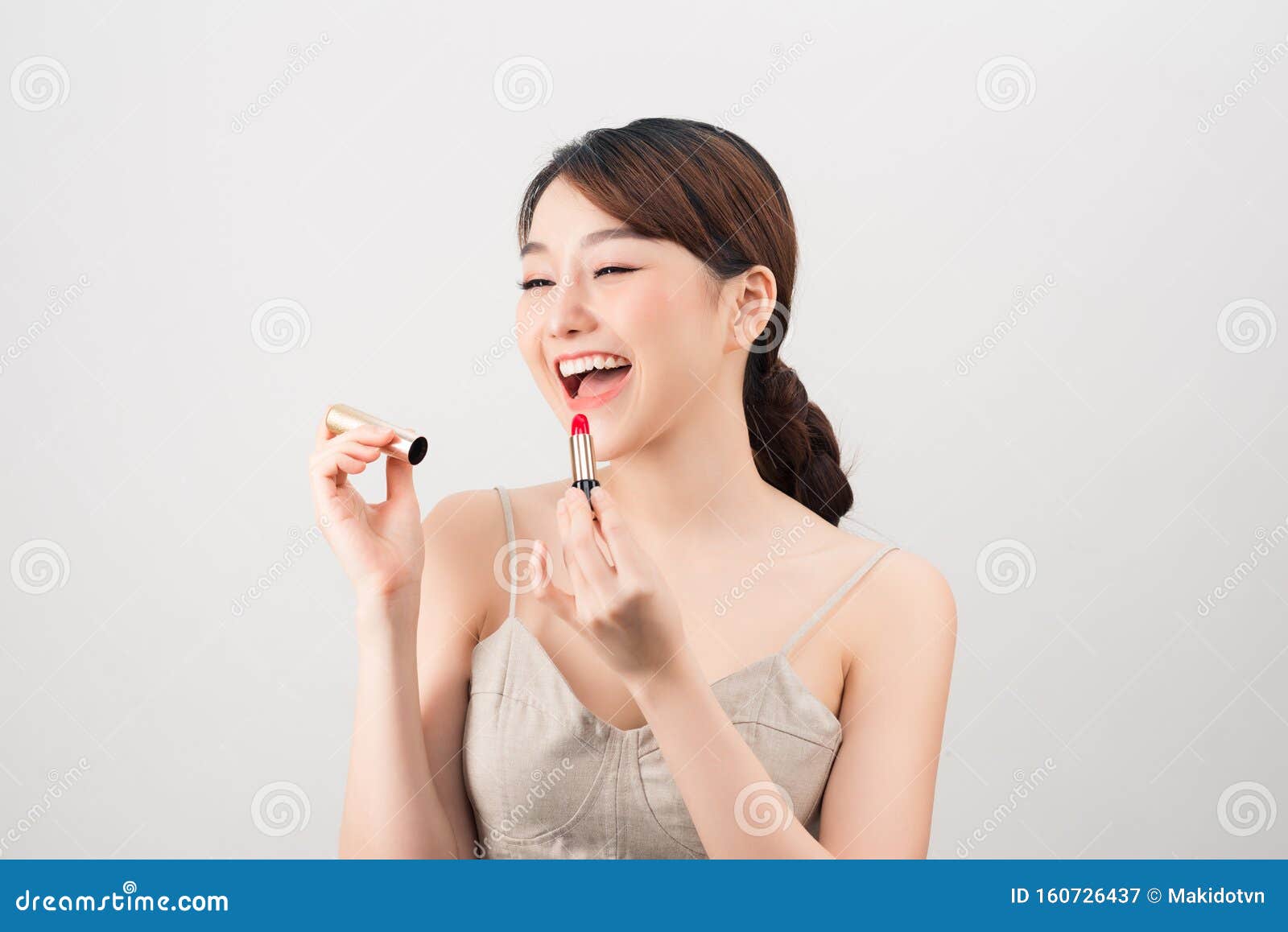 Photo Of A Beautiful Young Pretty Asian Woman With Healthy 