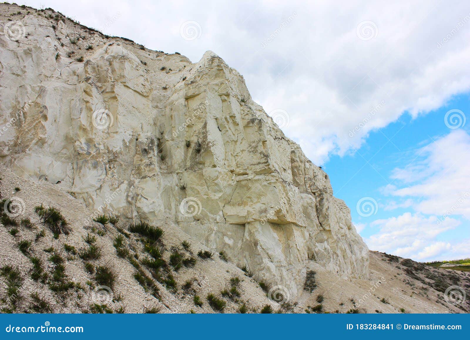 A Big Chalk Mountain Stock Image Image Of Chalk Spring 183284841