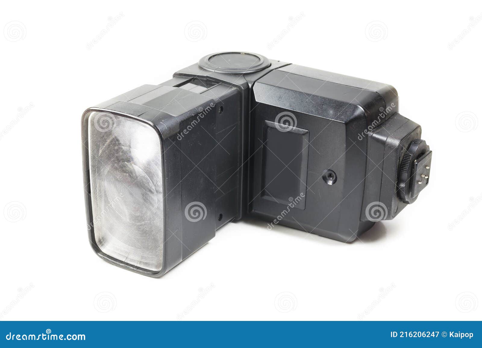 Photo camera flash stock image. Image of photographic 216206247
