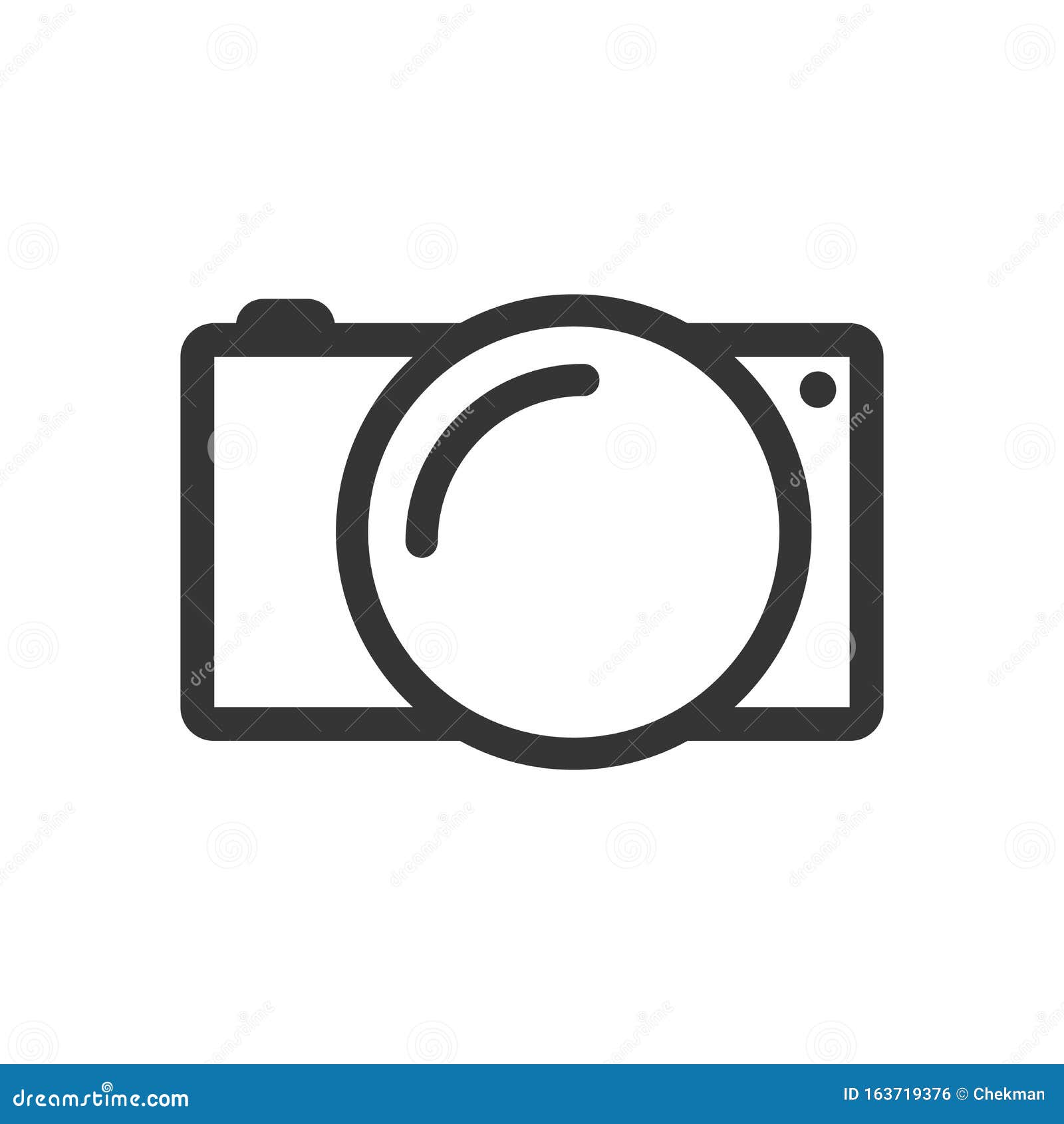 Photo camera icon vector stock illustration. Illustration of capture