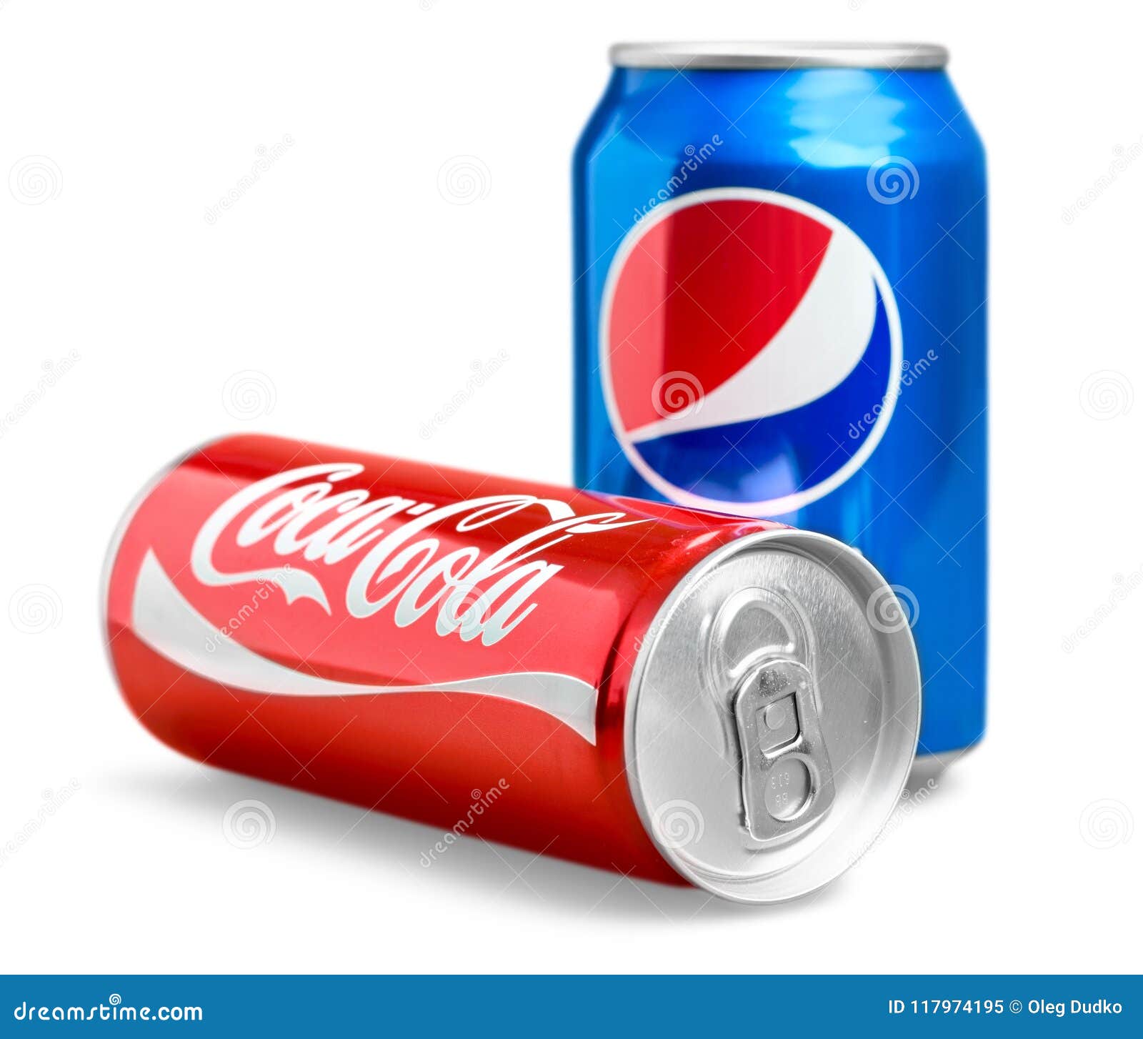 Photo of a Coca-Cola and Pepsi 330 Ml Cans. Coca Editorial Image ...