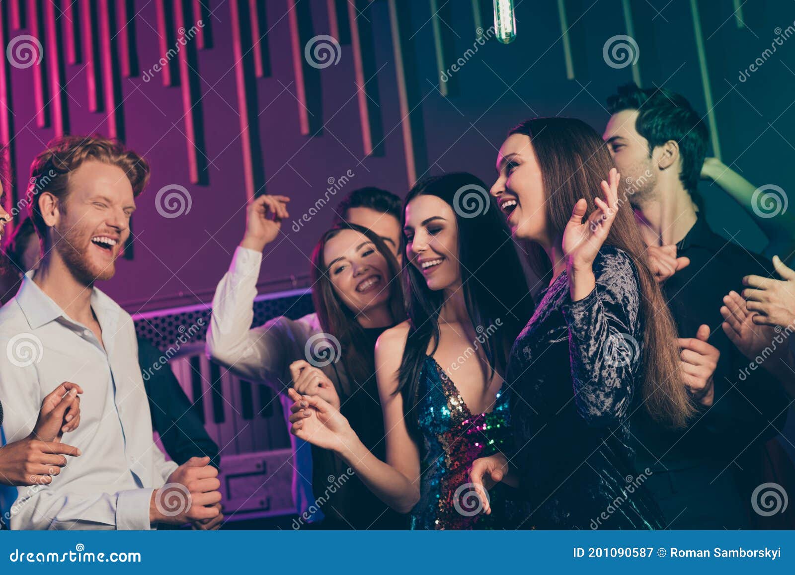 Photo of Company Celebrating New Year Corporative Party Together in ...