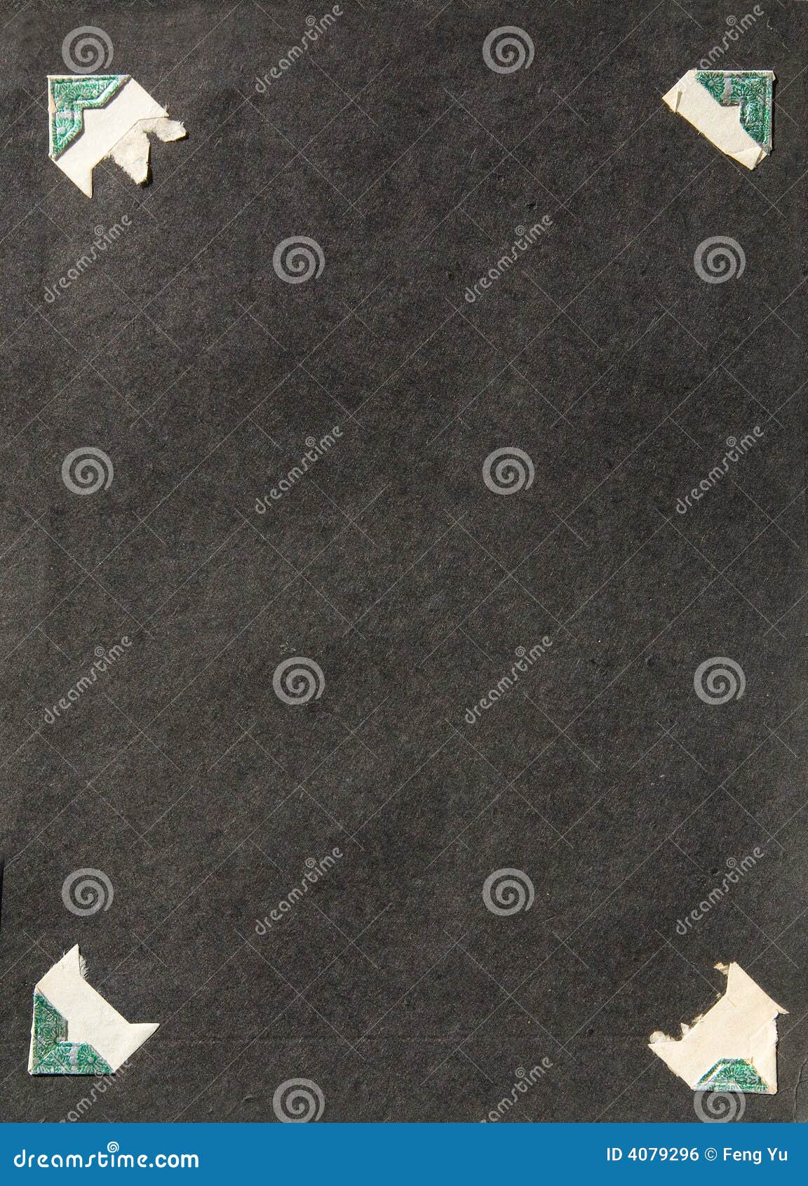 Photo Corner Tabs stock photo. Image of yellow, album 4079296