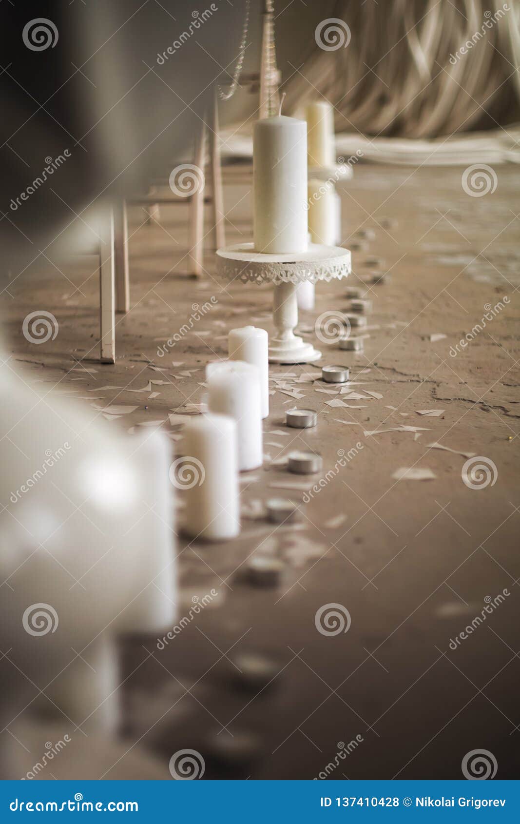 The Photo Decorative The Candles Stock Photo Image Of Light