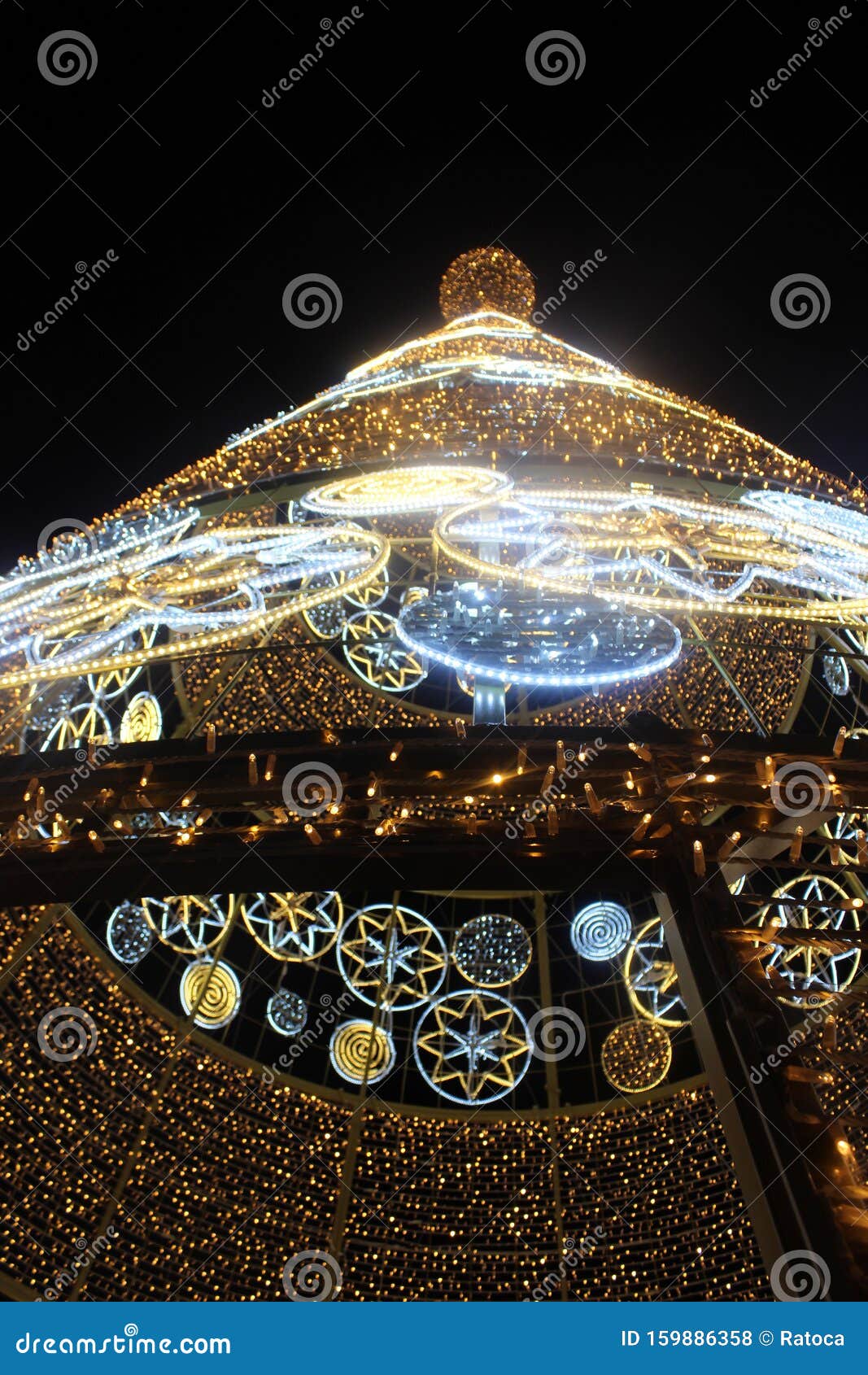 Decorative Christmas Lights Stock Photo Image of xmas, tree 159886358 Ornamental Christmas Lights