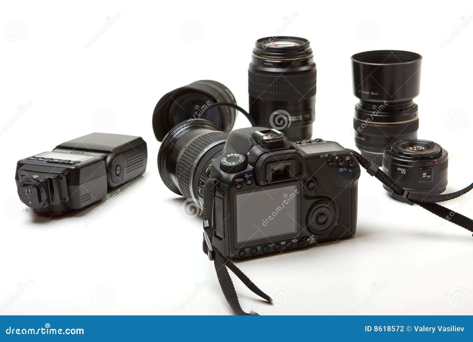 Photo equipment stock photo. Image of objective, modern 8618572
