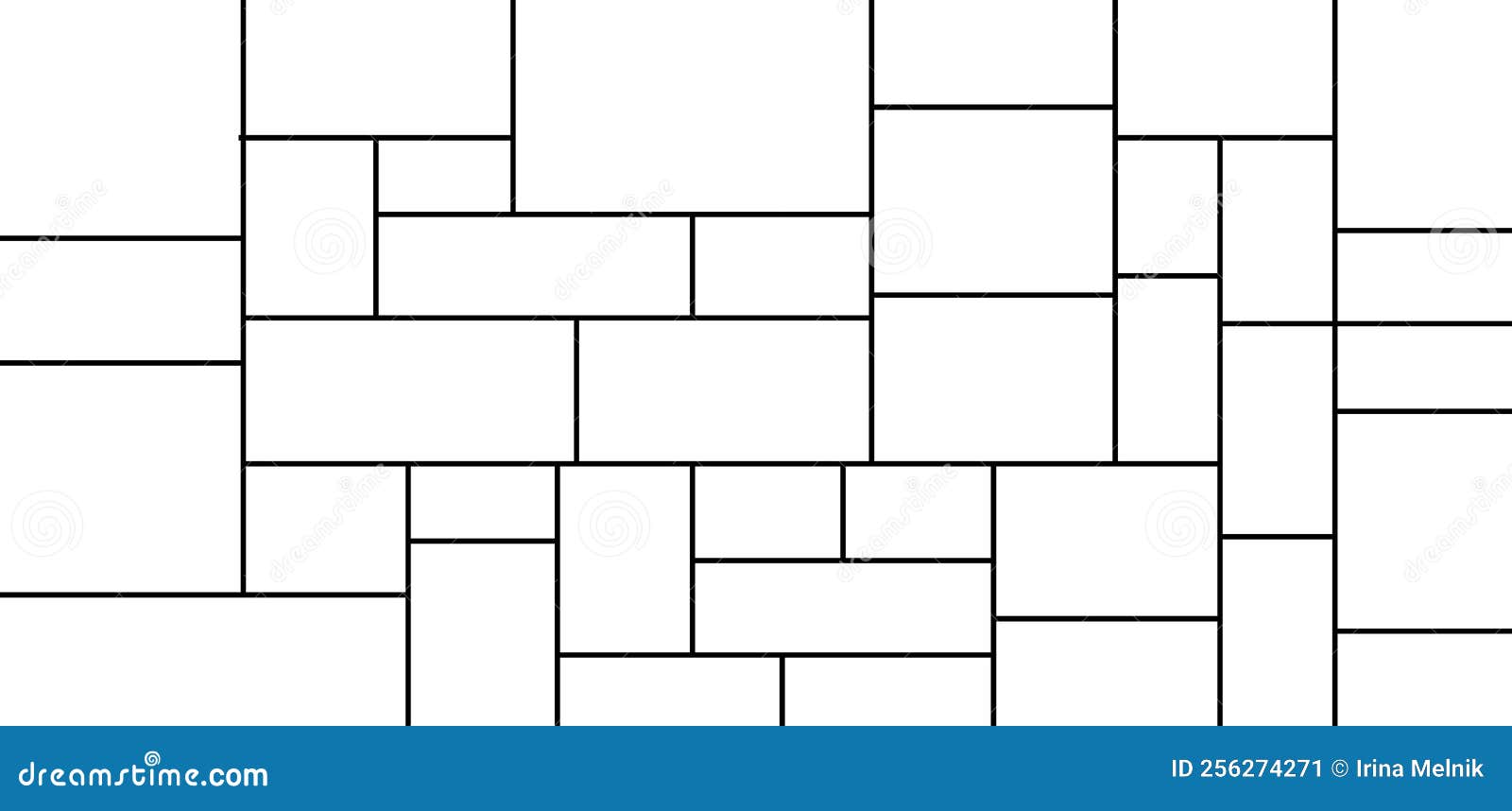 Photo Frame Template. Vector Collage Frames for Photos Stock Vector