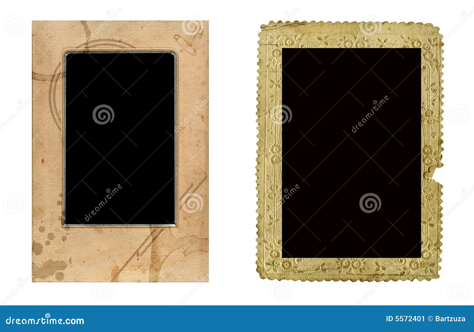 Photo frames stock image. Image of antique, snapshot, portrait 5572401