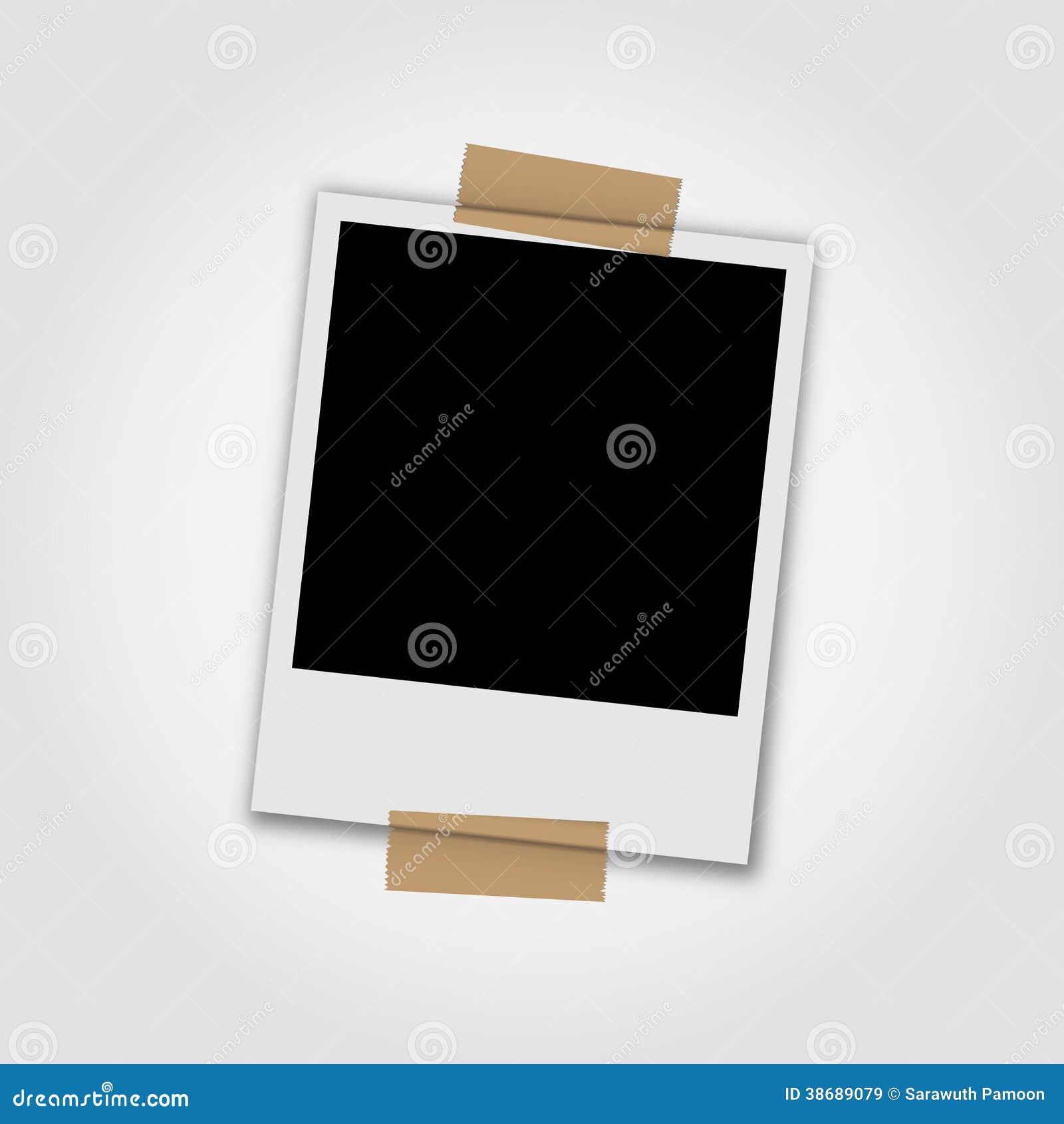 Photo Frames on White Background Stock Vector Illustration of group