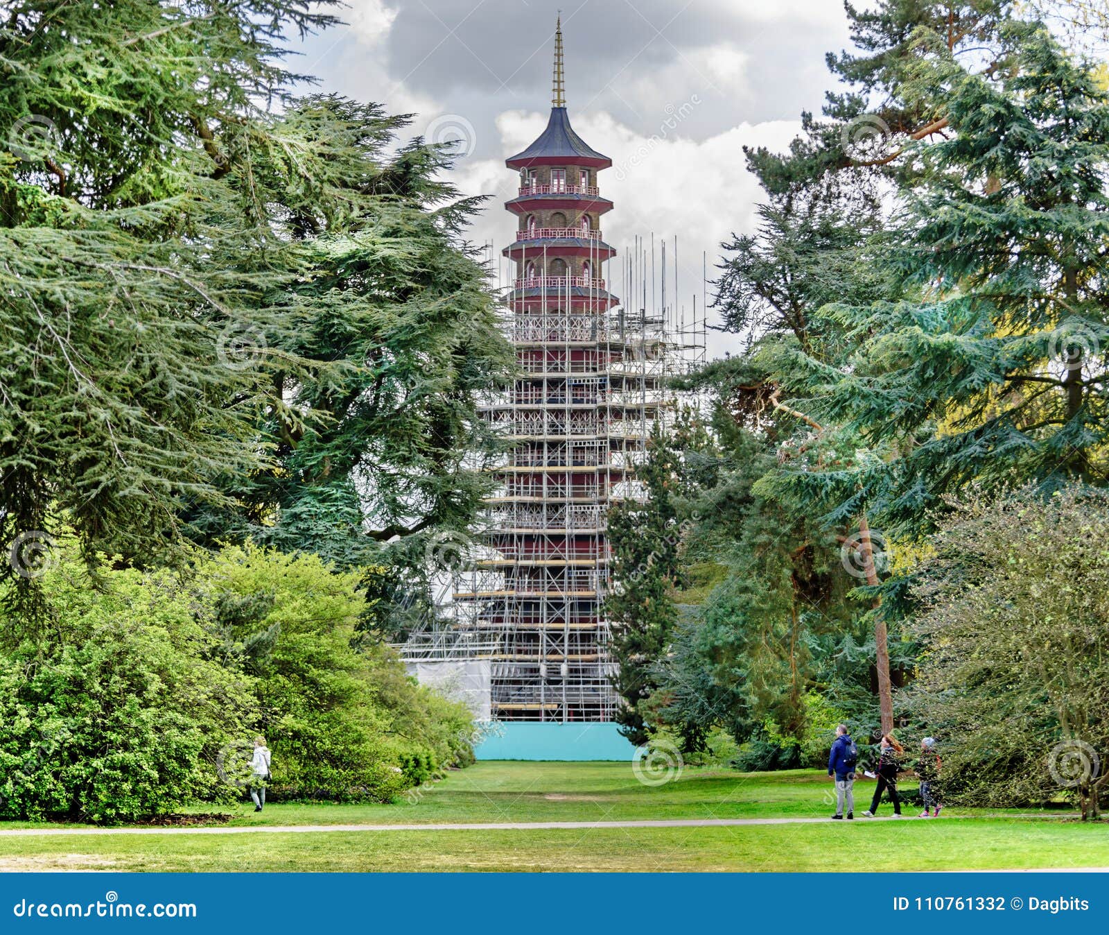 Restoration Of The Great Pagoda At Kew Gardens Editorial