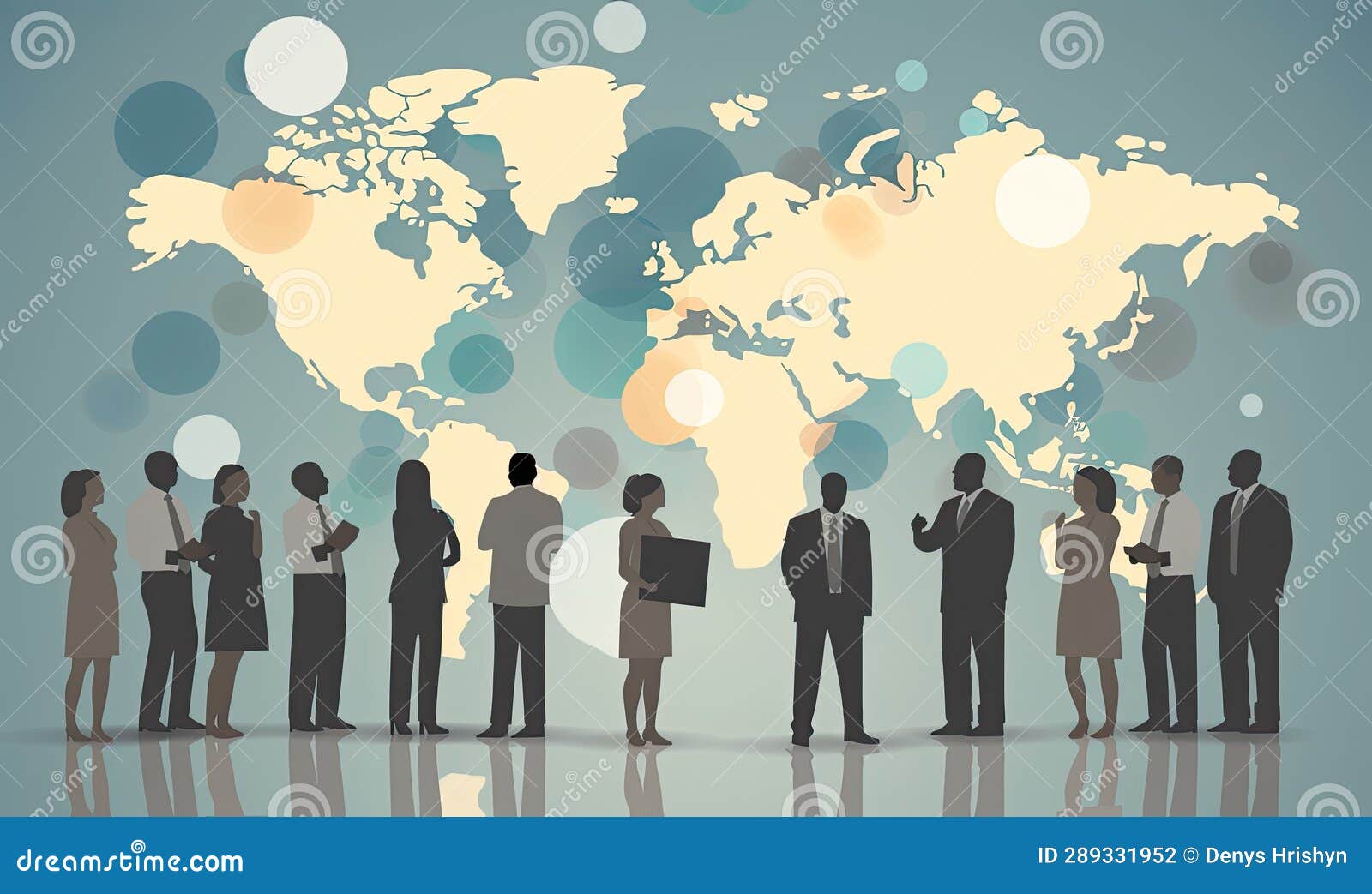 Photo of a Group of People Discussing and Planning on a World Map Stock