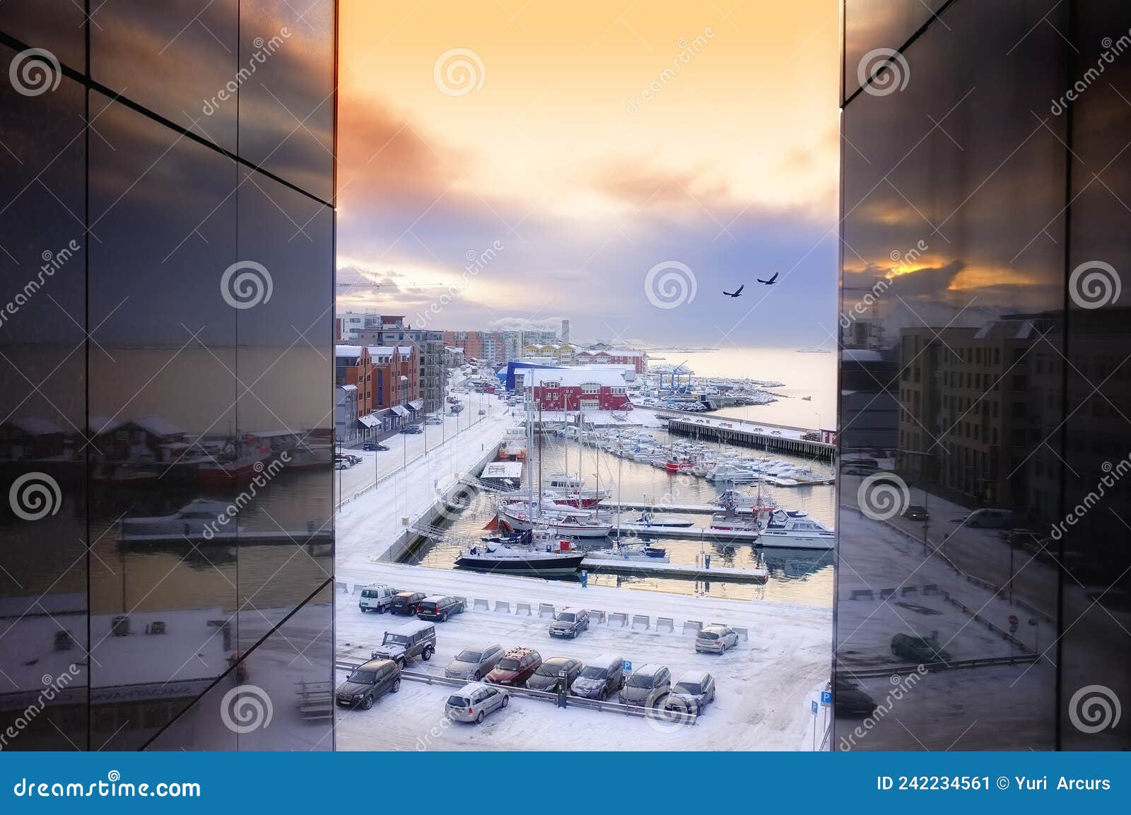 A Photo of Houses in Bodo, Norway. a Photo of Houses in Bodo, Norway