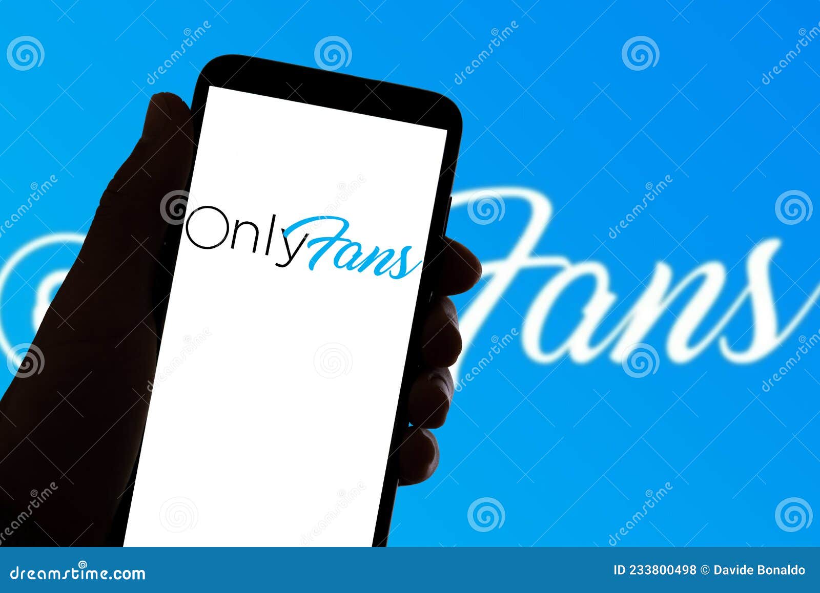 In this Photo Illustration the Logo of the Social Network OnlyFans is ...