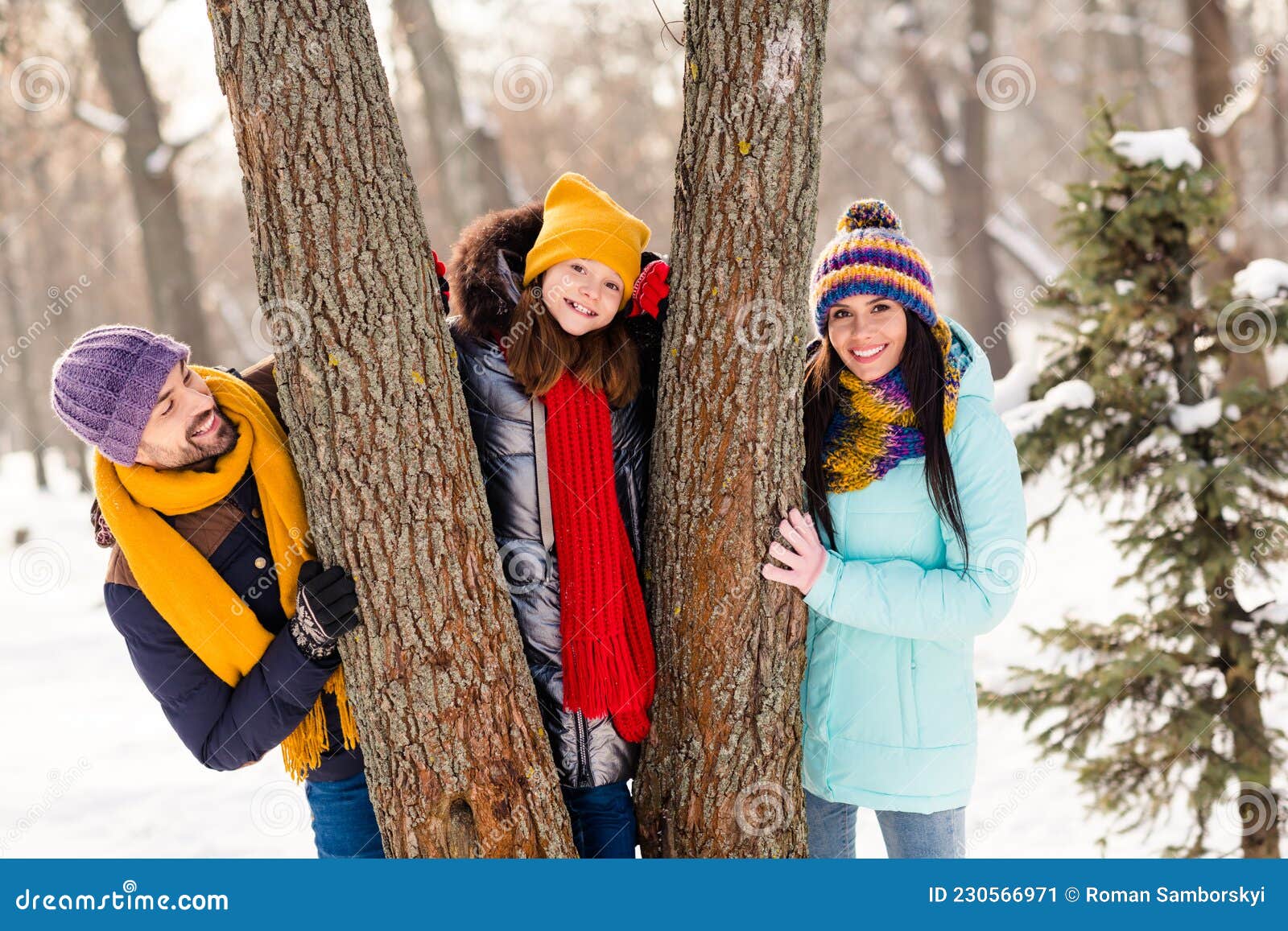 Photo of Lovely Family Happy Positive Smile Enjoy Time Together Mommy ...