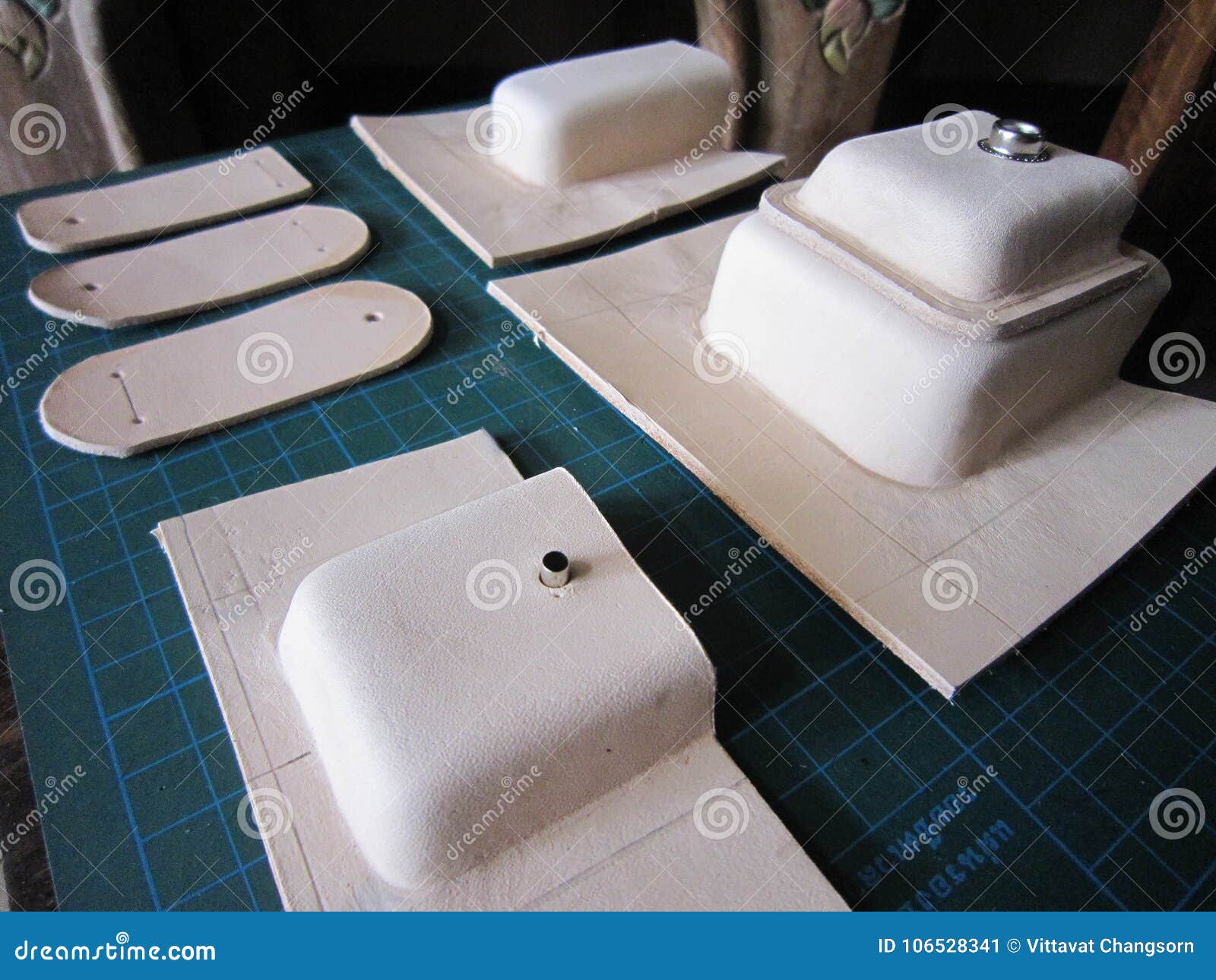 Wet forming leather 03 stock image. Image of tanned 106528341