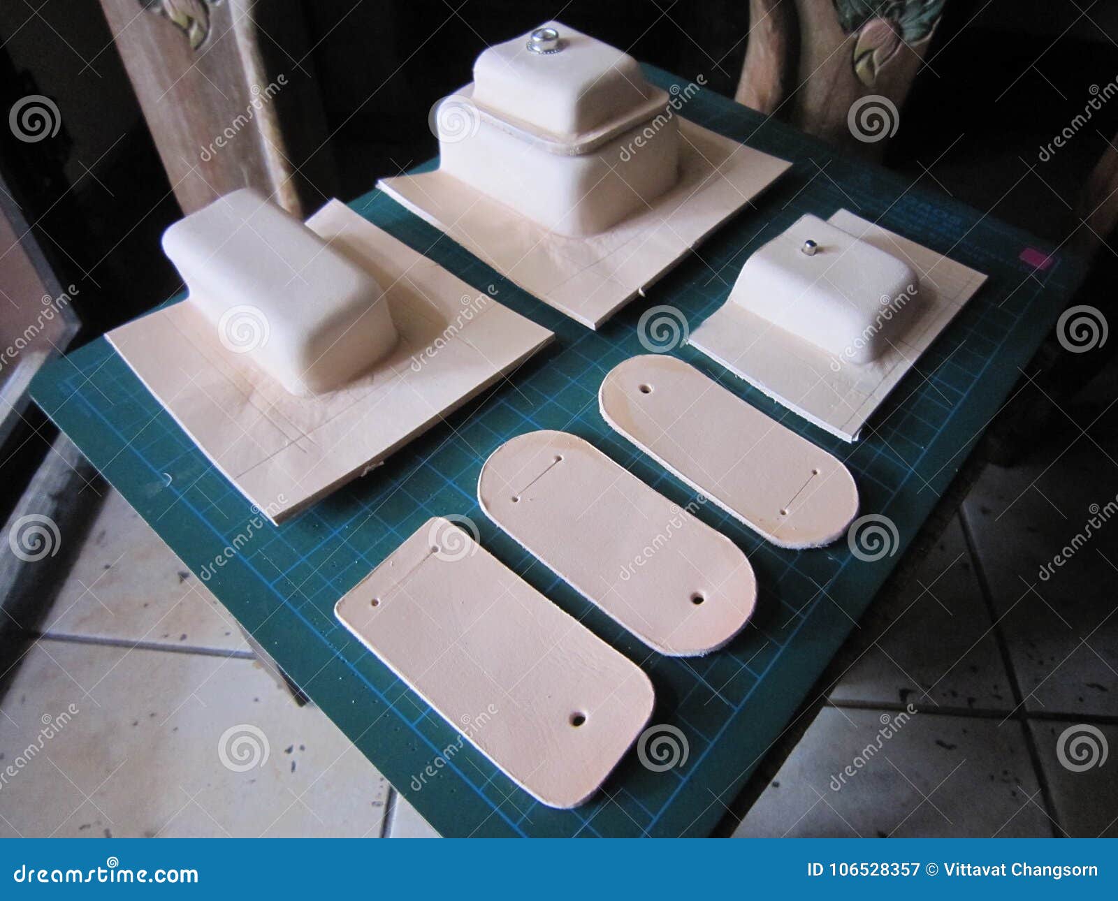 Wet forming leather 05 stock image. Image of leatherwork 106528357