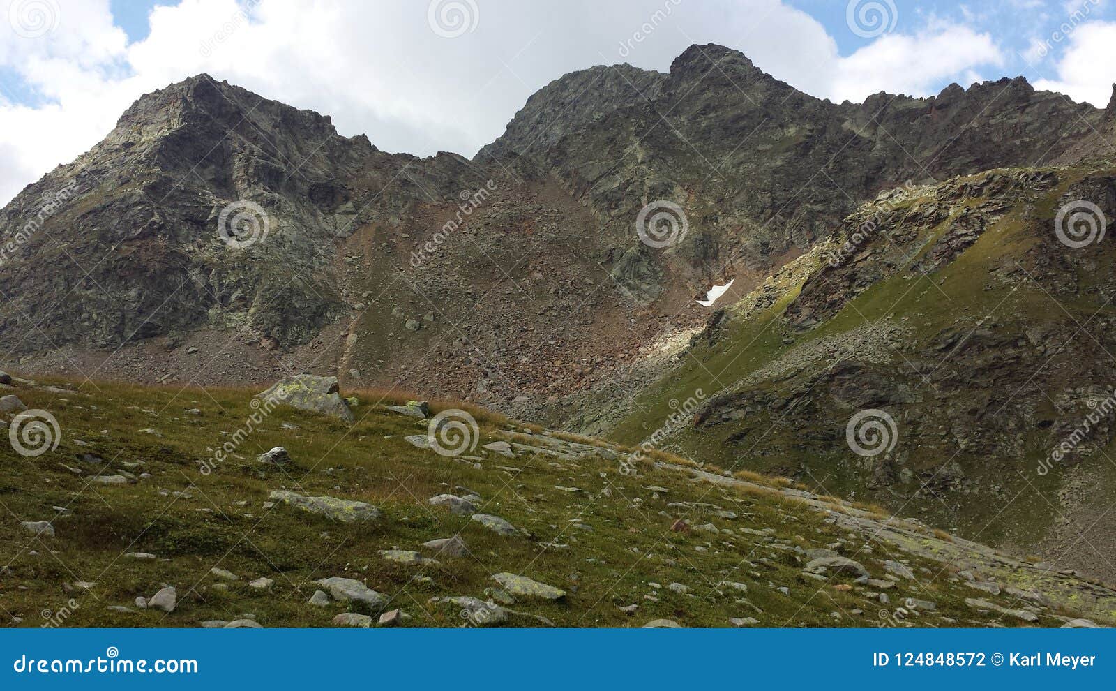 Mountain crest stock photo. Image of back, alpine, crest - 124848572