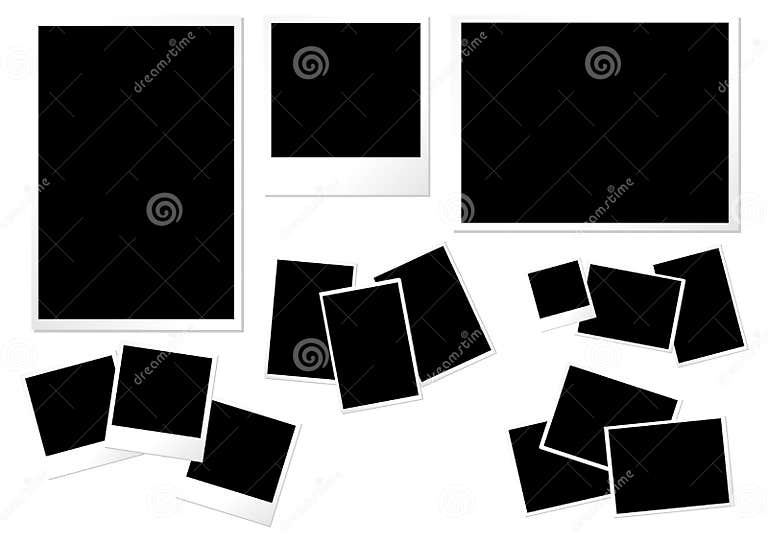 Photo paper templates stock vector. Illustration of border - 3813941