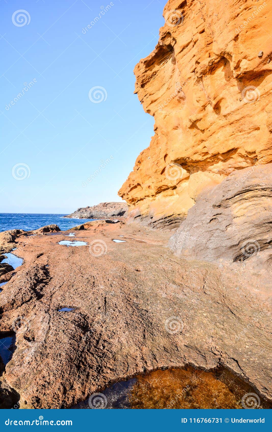 ocean coast's view montana amarilla tenerife