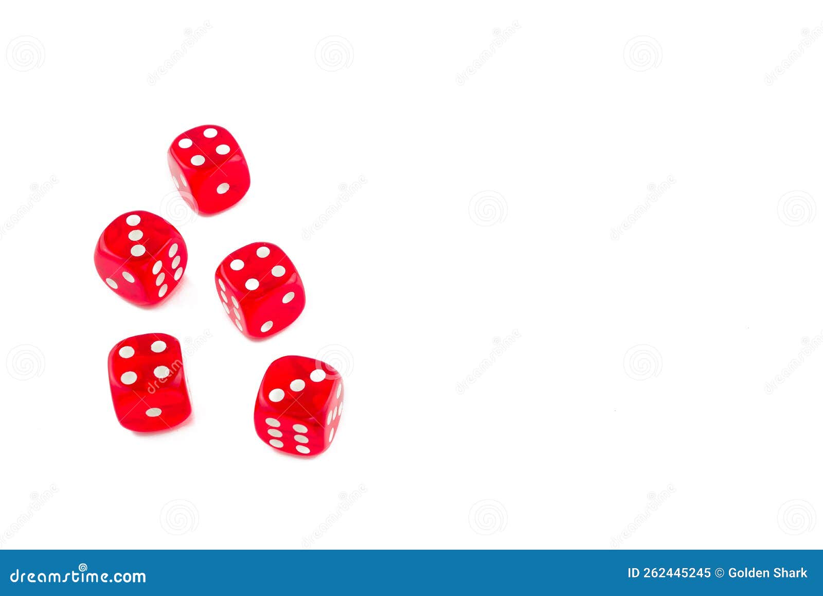Photo of Red Casino Dice on White Background Stock Image Image of
