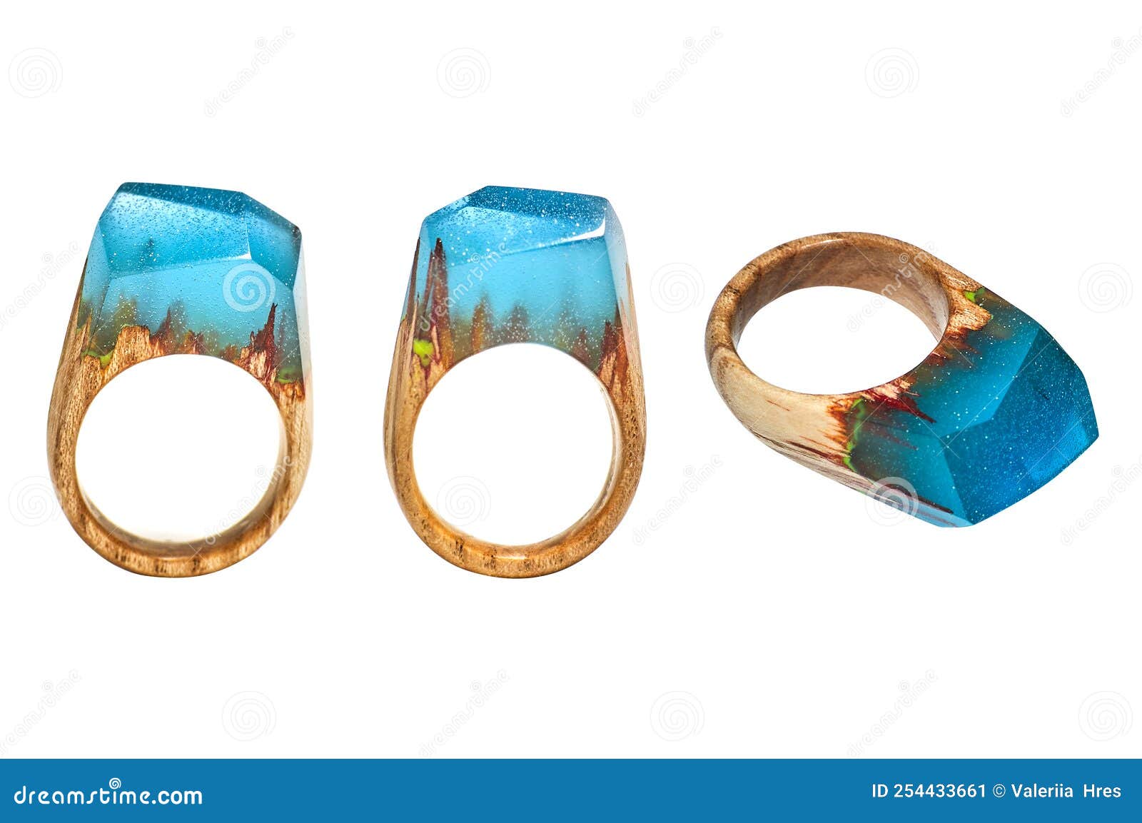 photo ring made epoxy resin eco friendly material to create beautiful things bright unusual gift girl often used decor 254433661