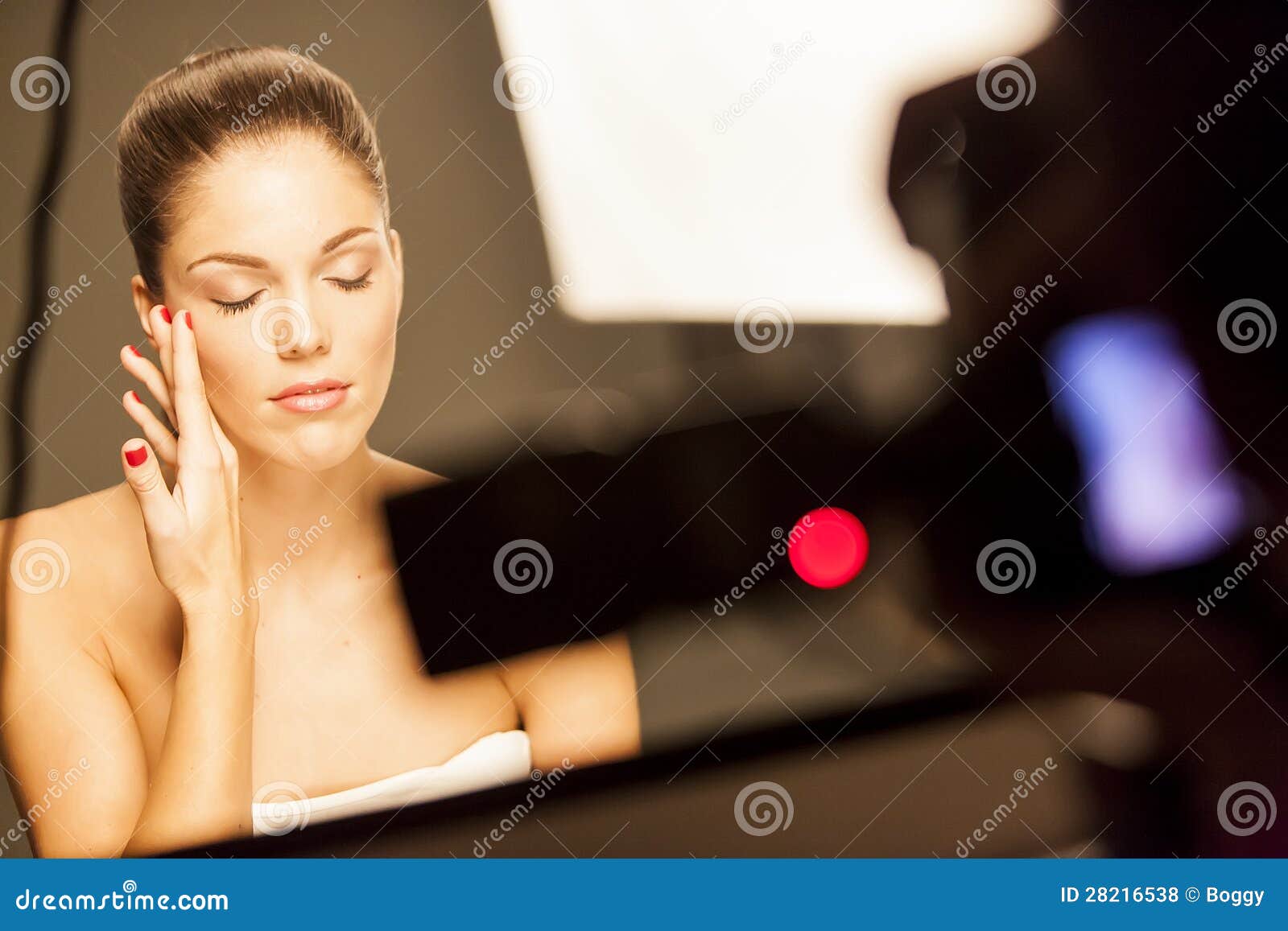 Photo session stock photo. Image of portrait, gear, clothes - 28216538