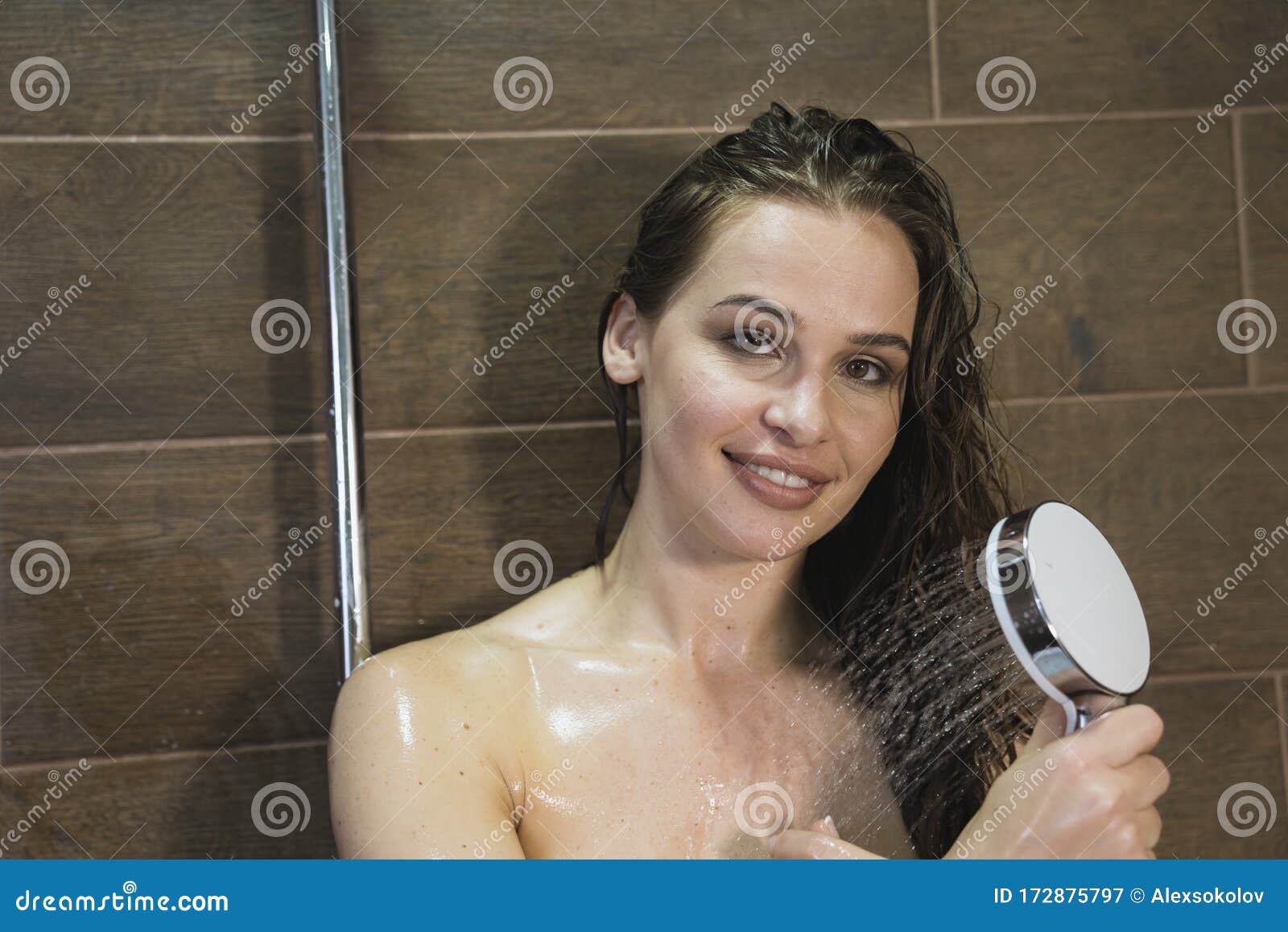 Sexy Woman In Shower