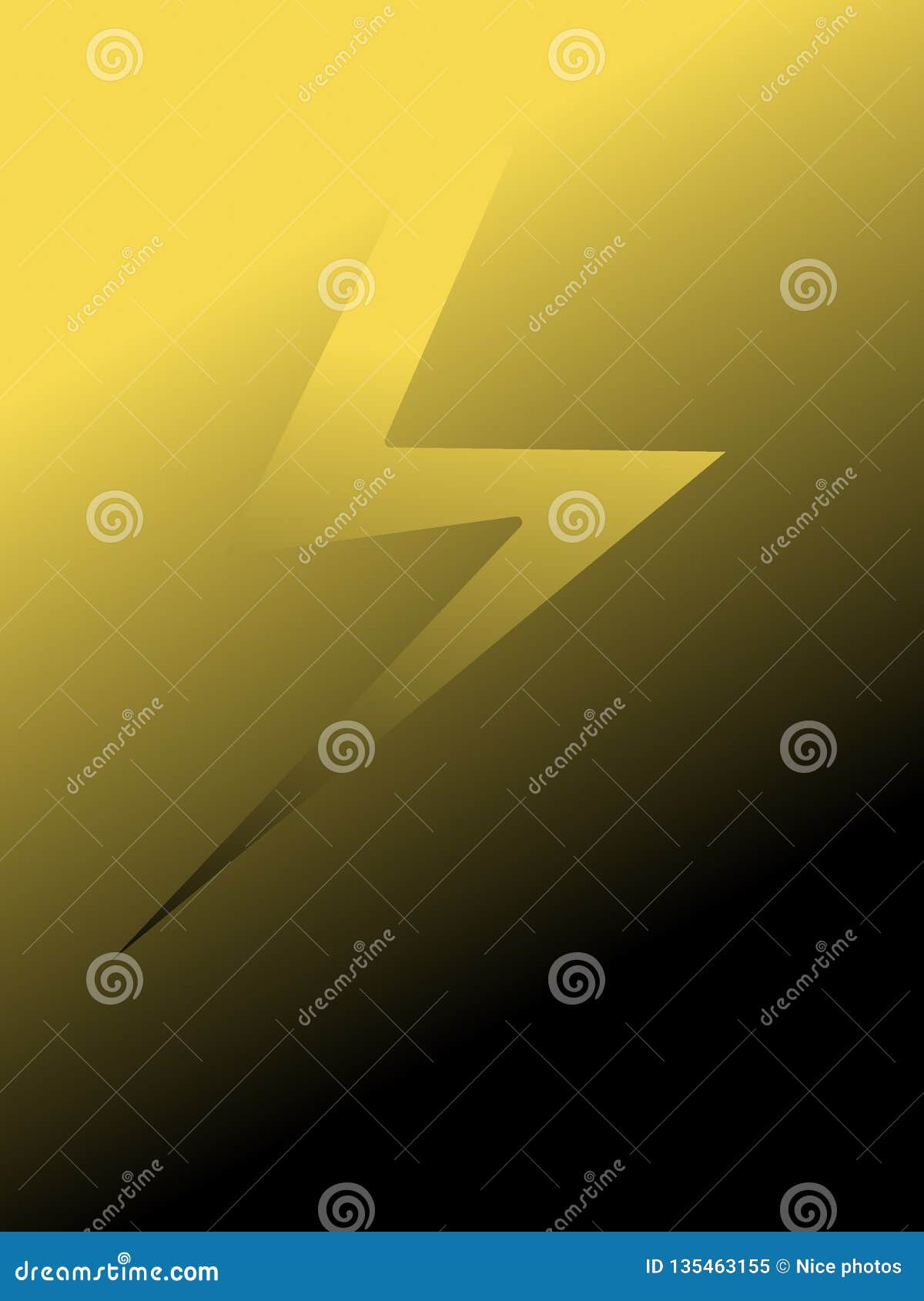 Illustration of Lightning with Background Stock Illustration ...