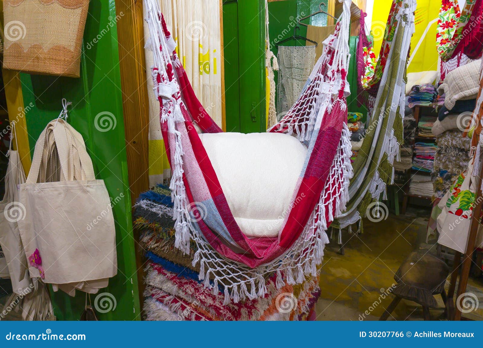 textile souvenir store in paraty