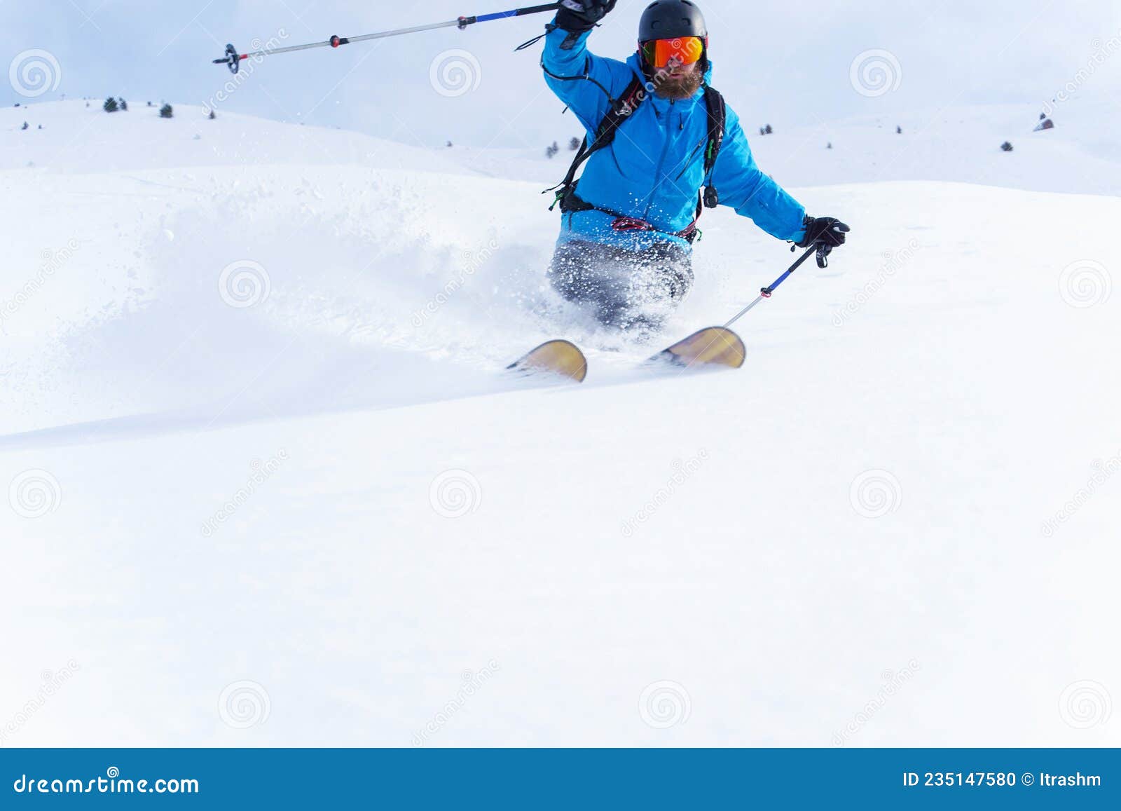 Photo of Sporty Man Wearing Ski Mask and Helmet Stock Photo - Image of ...