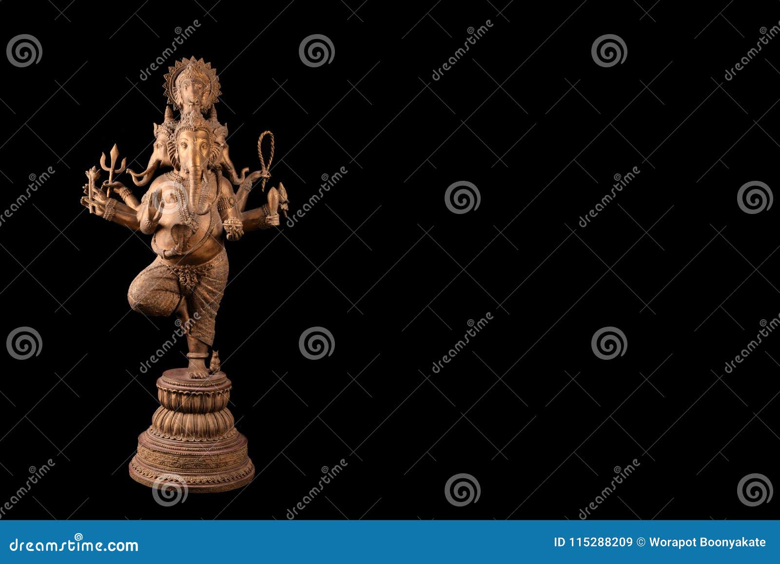 Download Ganesh Black And White Sculpture Wallpaper | Wallpapers.com
